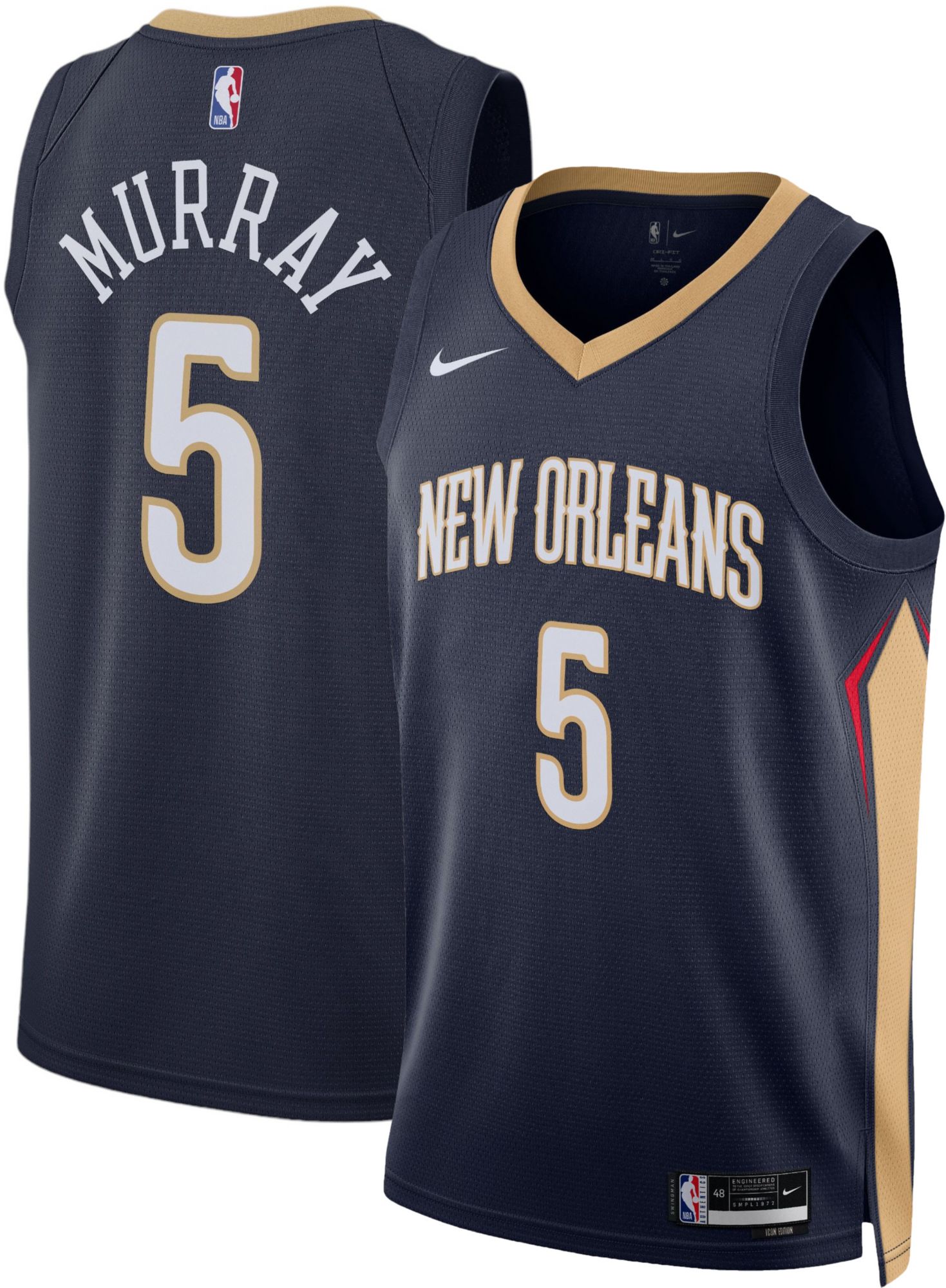 Nike Adult New Orleans Pelicans Dejounte Murray #5 Swingman Icon