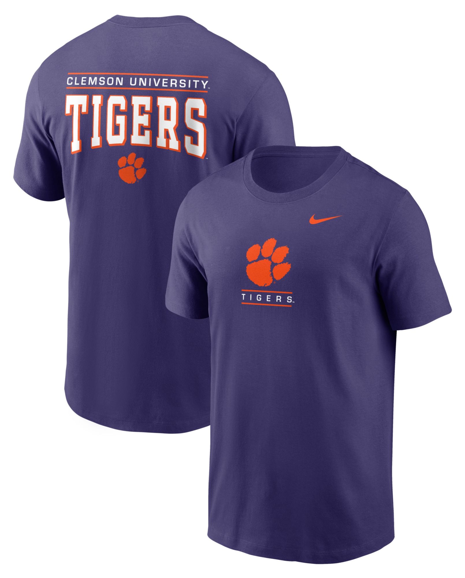 M】NIKE ポロシャツ クレムソン大学 Clemson パープル M】NIKE
