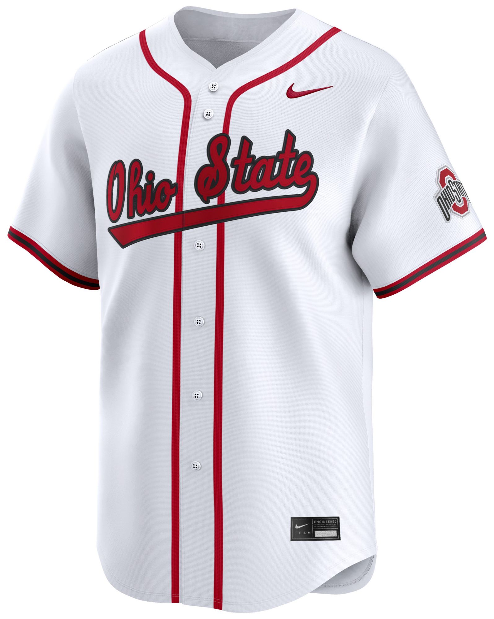 Nike Men's Ohio State Buckeyes White Baseball Jersey | Dick's