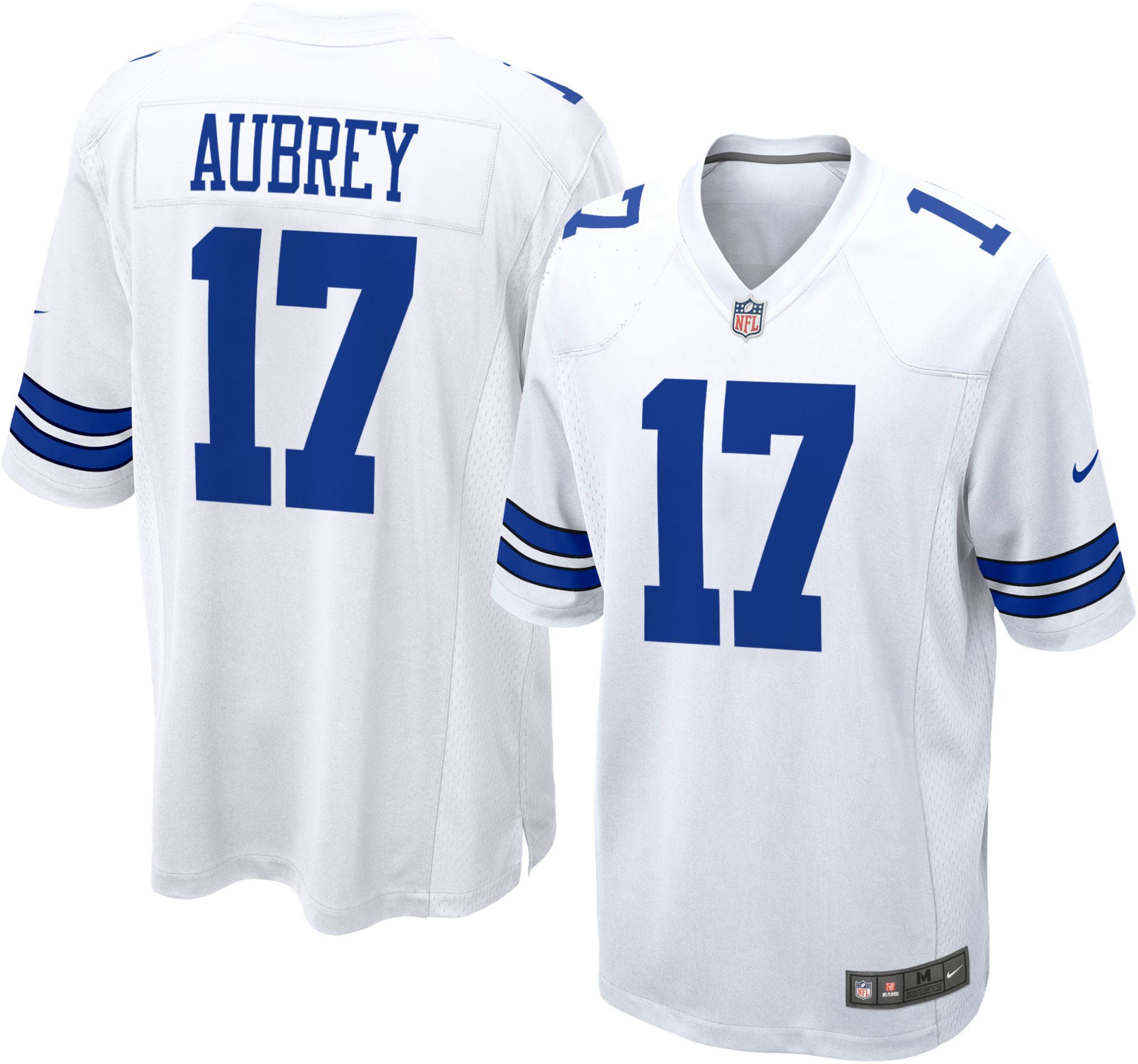 Nike Men's Dallas Cowboys Brandon Aubrey #17 White Game Jersey