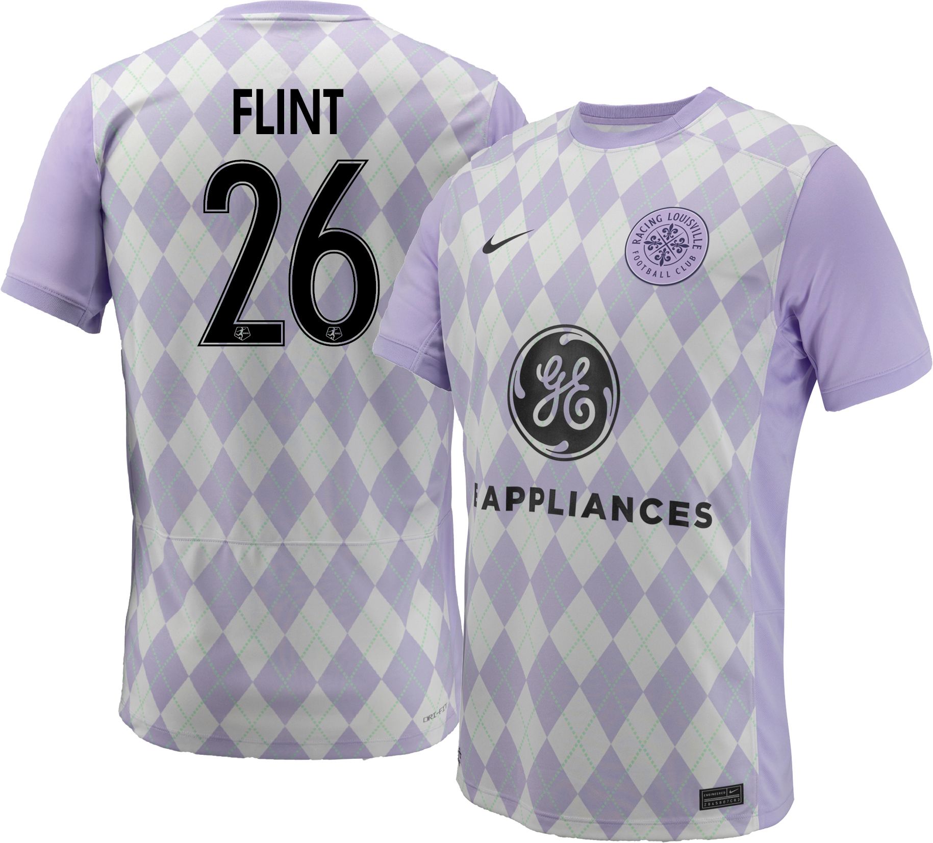 Nike Adult Racing Louisville FC Taylor Flint #26 2024 Home Replica