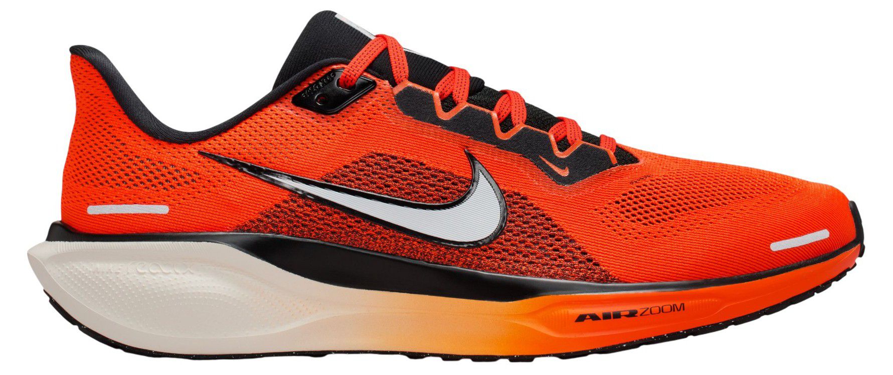 Nike Air Zoom Pegasus 41 Running Mens Safety Orange Black Silver IB8171-999 Nike Pegasus 41 Multi-Color Light Smoke Grey Sail  main image 4