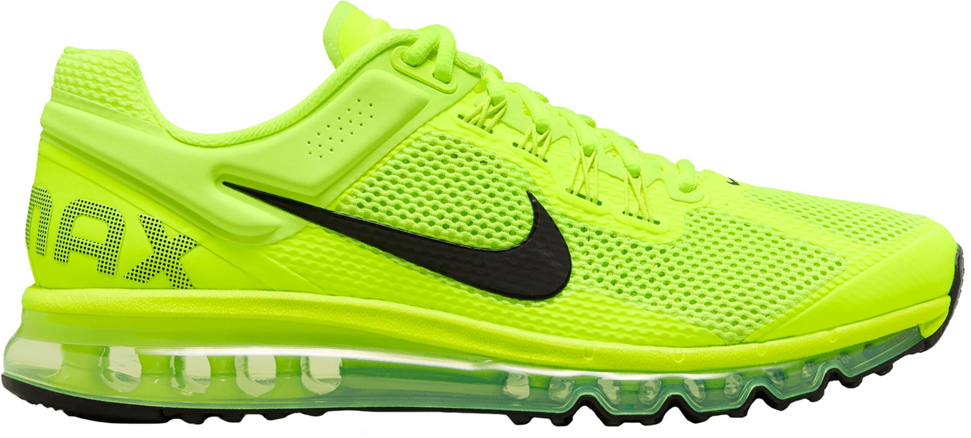 Nike Men s Air Max 2013 Shoes Size 9.5 Volt Black