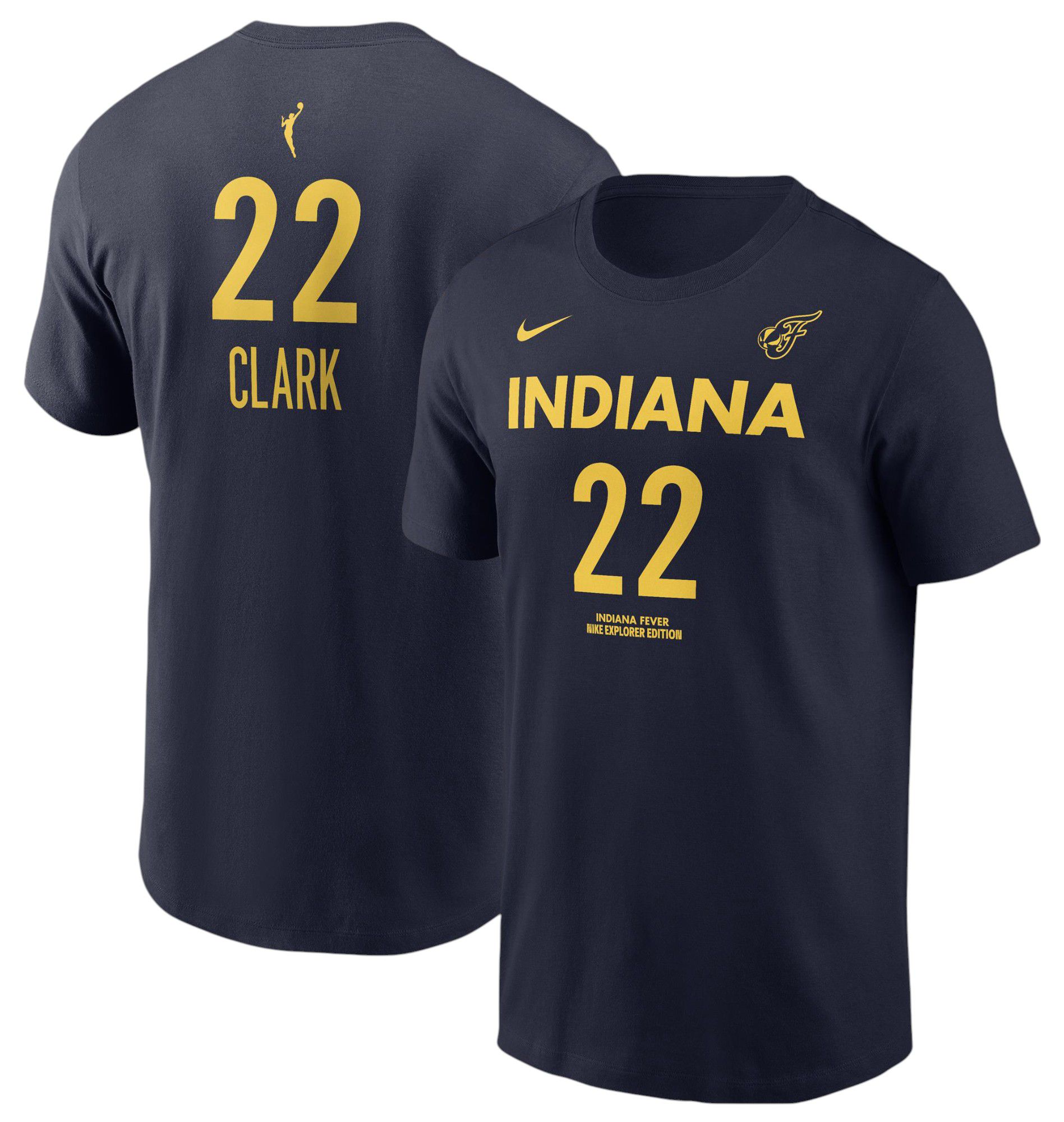 ウェア NIKE WNBA INDIANA FEVER #22 C.CLARK Adult Indiana Fever #22 Caitlin Clark Rebel Swingman Jersey