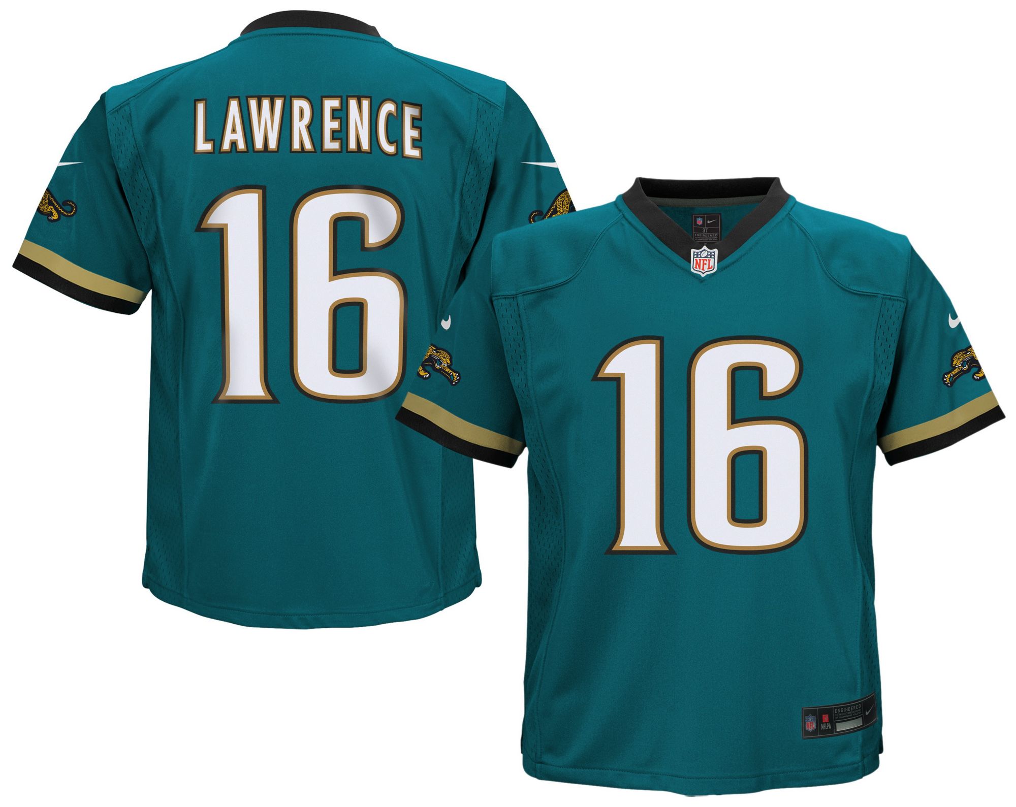 Nike Toddler Jacksonville Jaguars Trevor Lawrence #16 Teal 2nd