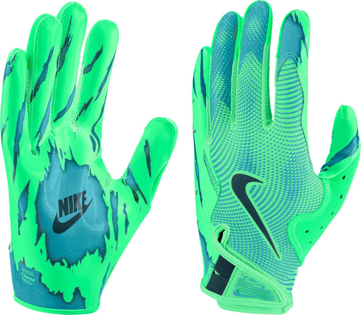 Nike Adult Vapor Jet Iridescent Football Gloves | Dick's Sporting