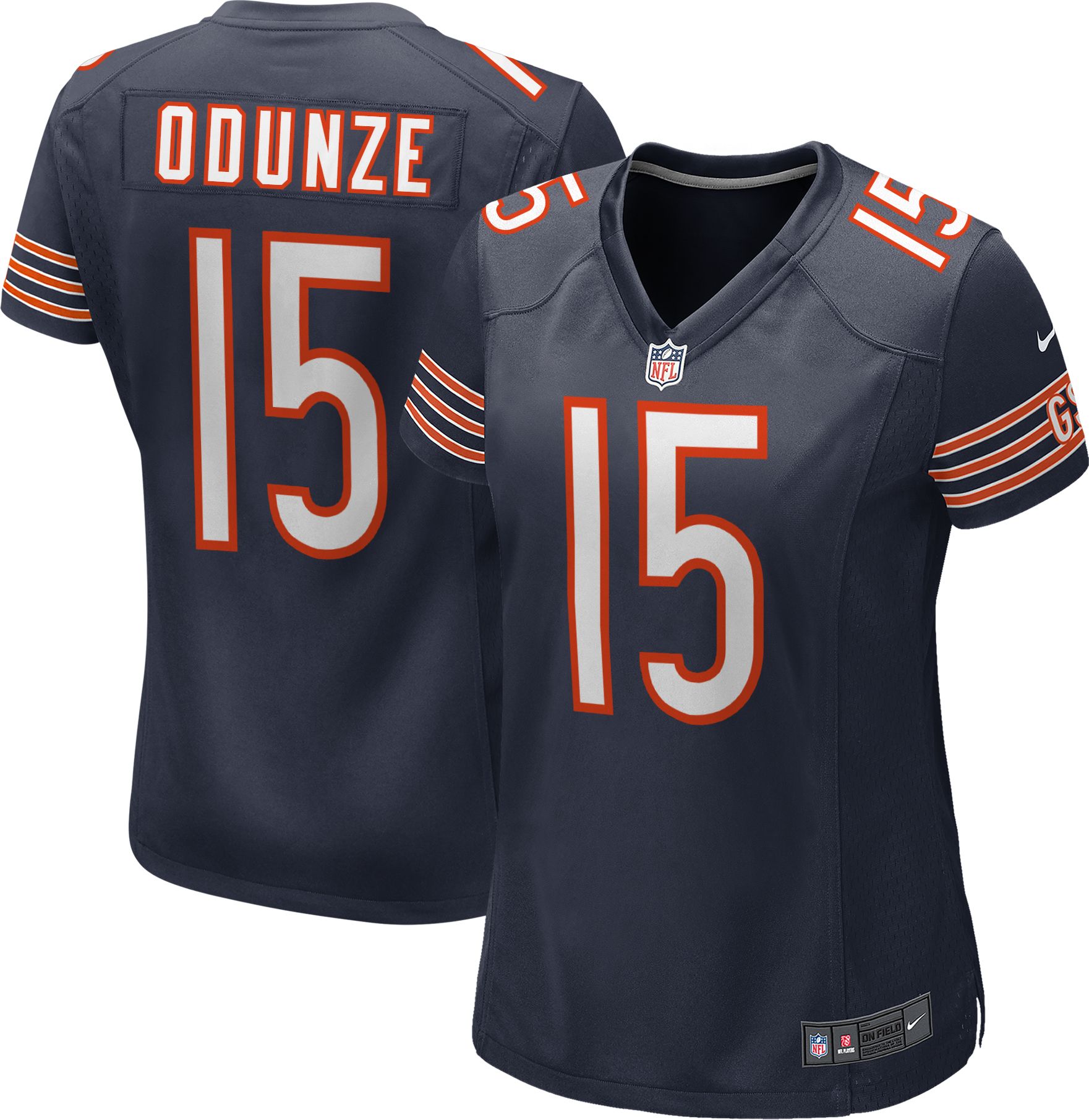 Nike Women's Chicago Bears Rome Odunze #15 Navy Game Jersey