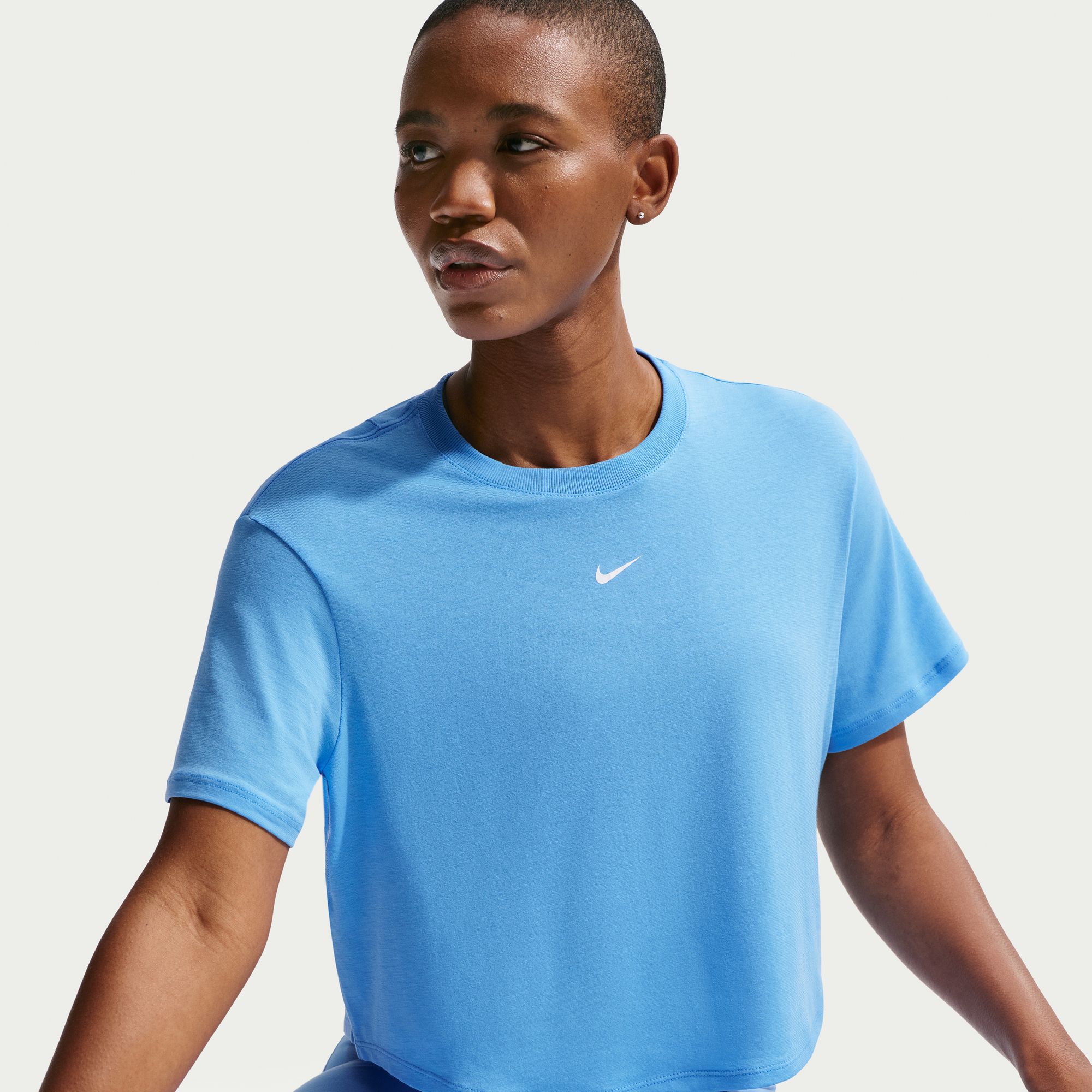 Nike Women's One Relaxed Dri-FIT Cropped Short-Sleeve T-Shirt