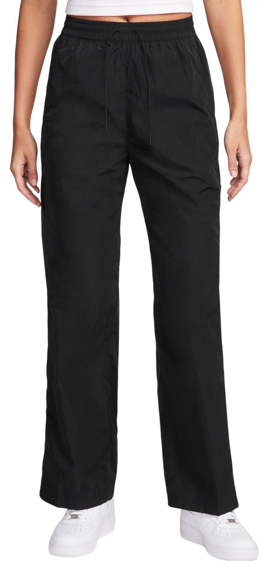 パンツ NIKE Women Straight Pants 25PDQ5668 010 BLACK WMNS) Nike Sportswear Phoenix Fleece High-Waisted Wide-Leg