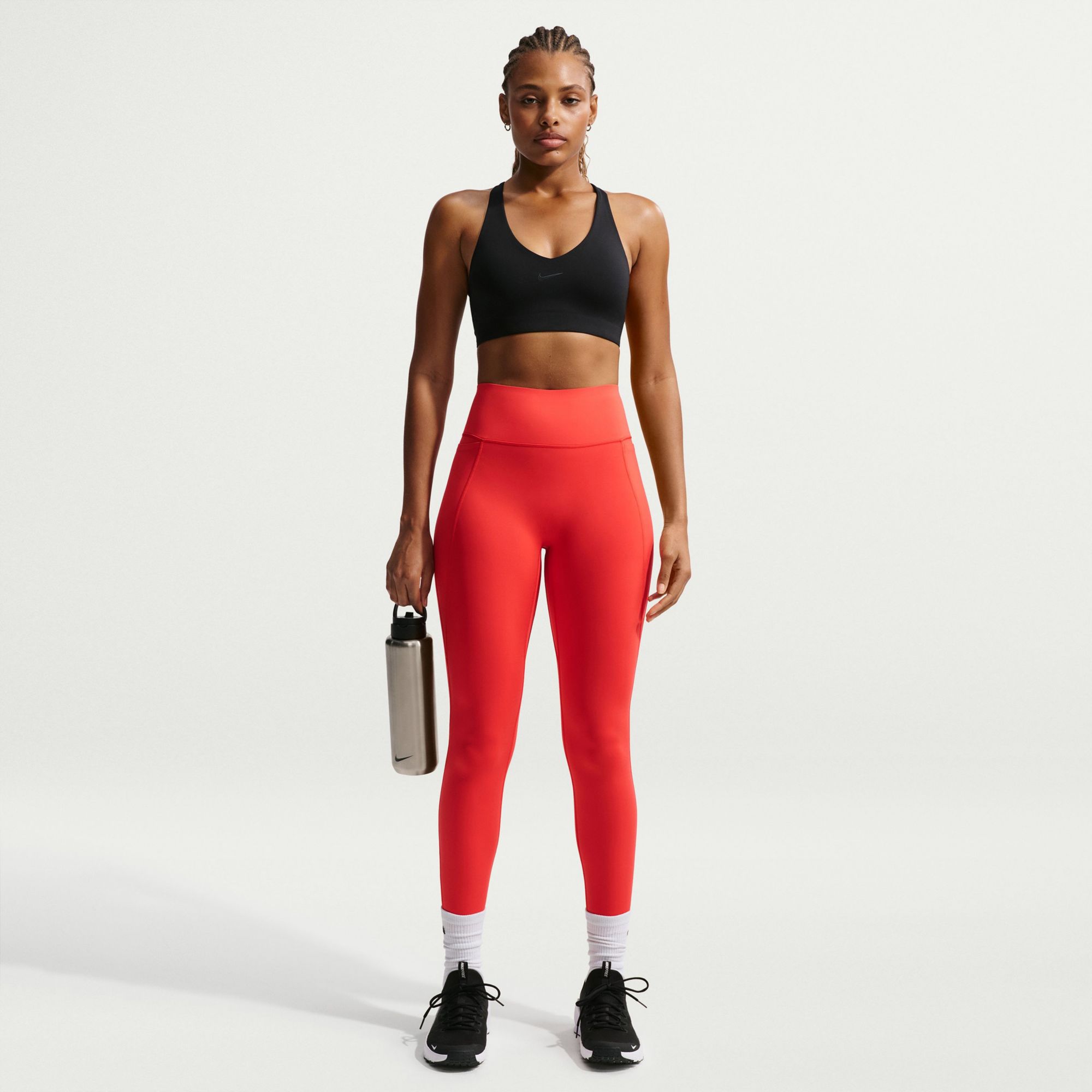 Nike Universa Women's High-Waisted 7/8 Leggings with No Front Seam