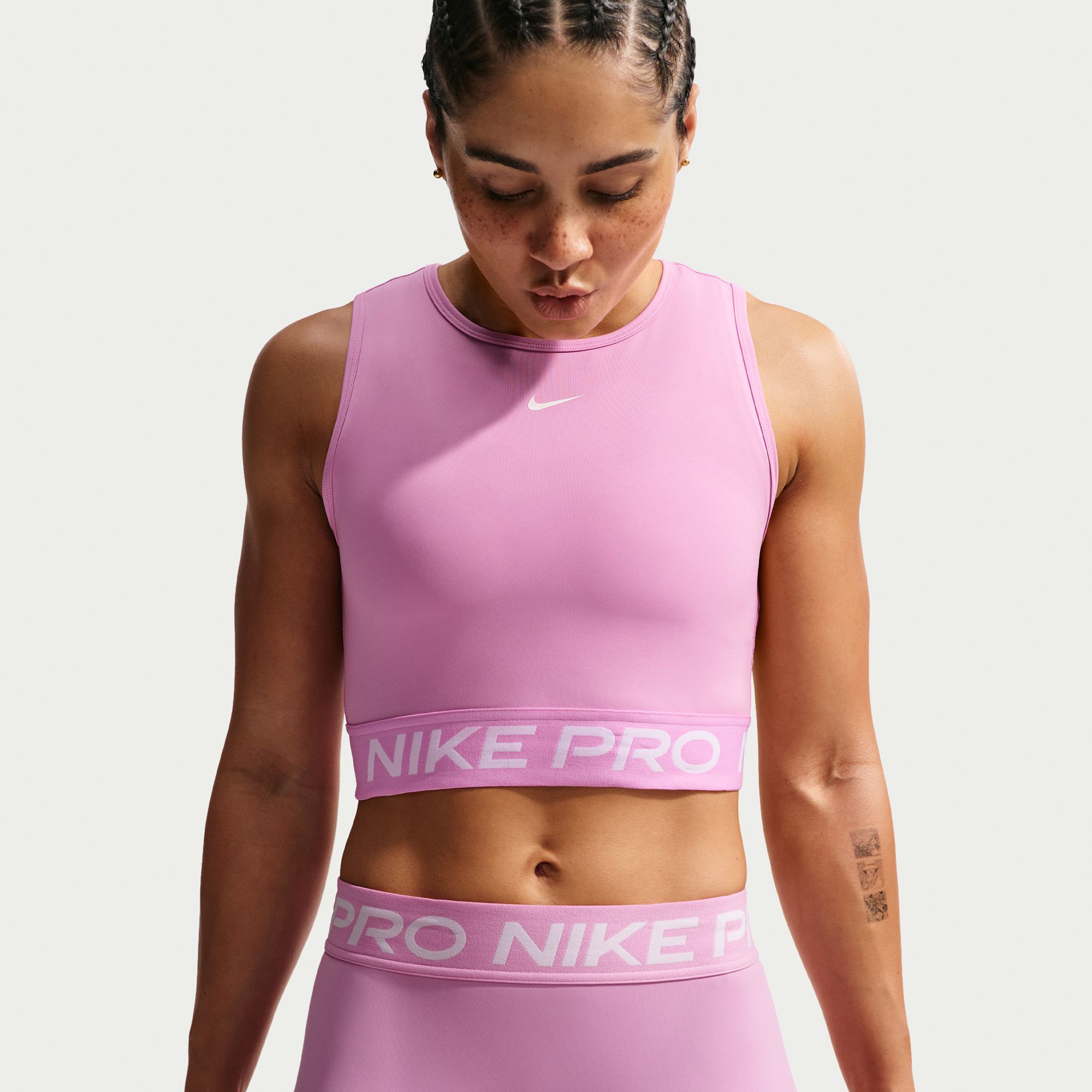 Nike Women's Pro Dri-FIT Cropped Tank Top | Dick's Sporting Goods