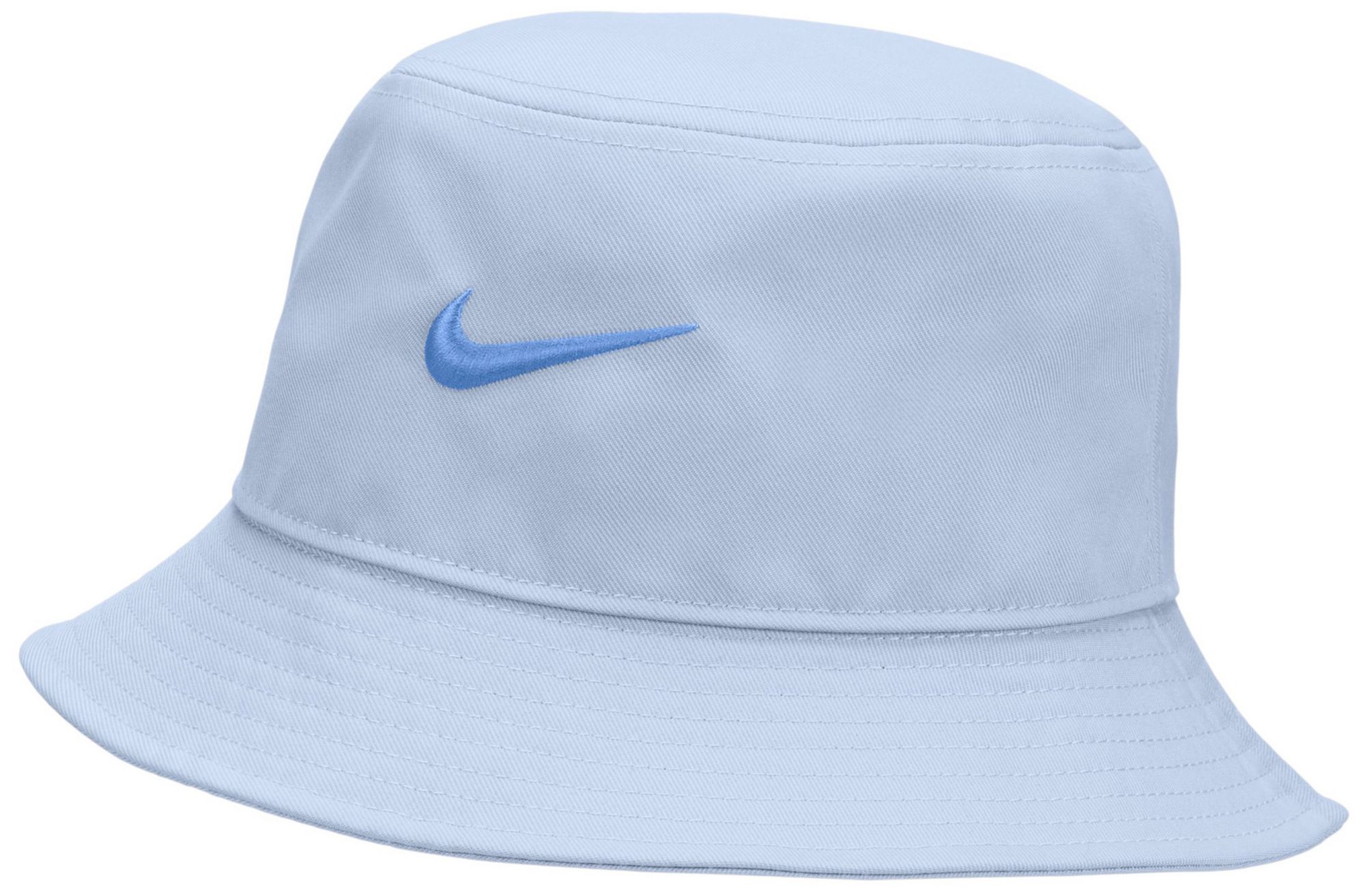 Nike Light Blue Embroidered Swoosh Bucket Hat Custom Patch Nike NKBFN6319 Swoosh Bucket Hat – Star Hats  main image 2