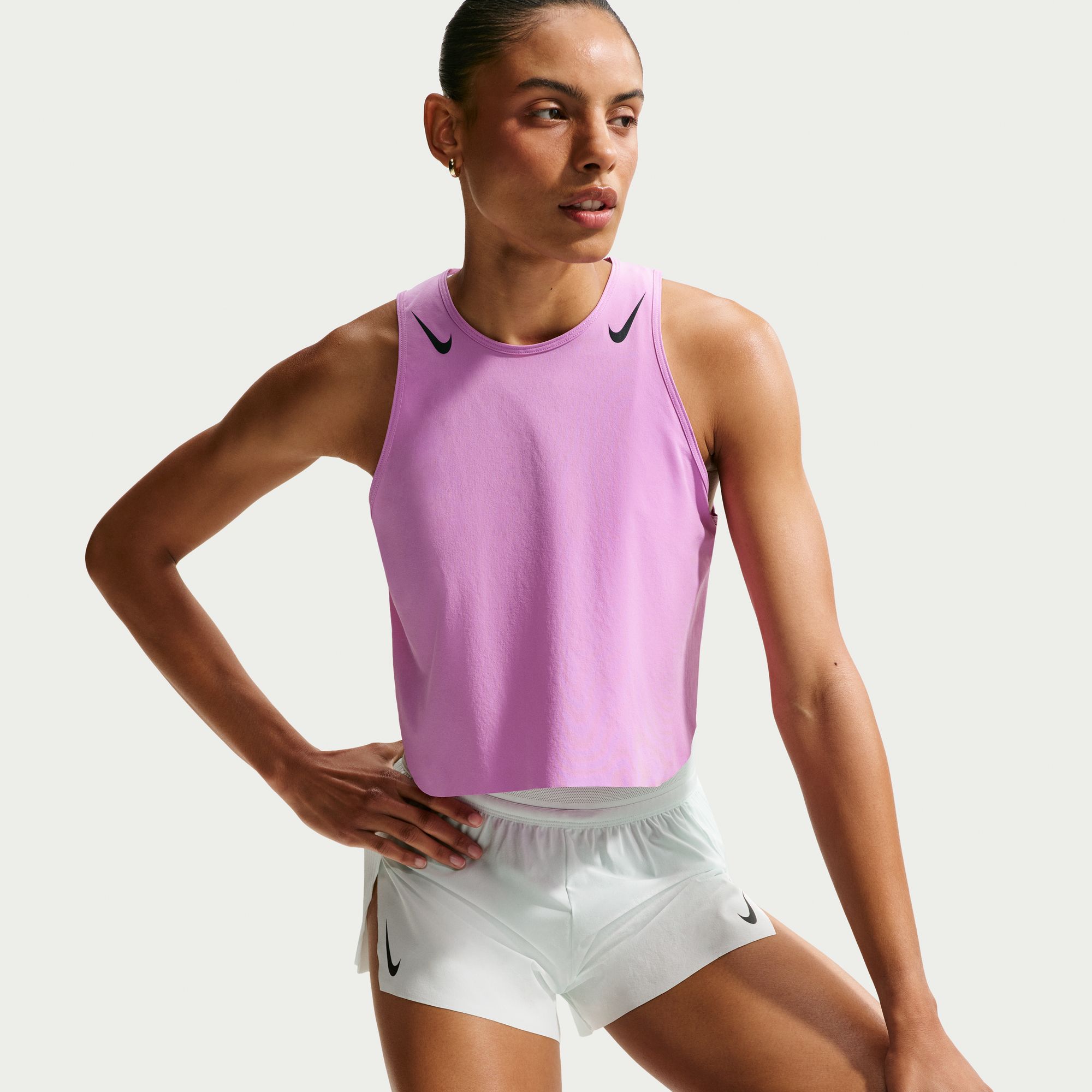 Nike Women's AeroSwift Dri-FIT ADV Cropped Running Tank Top