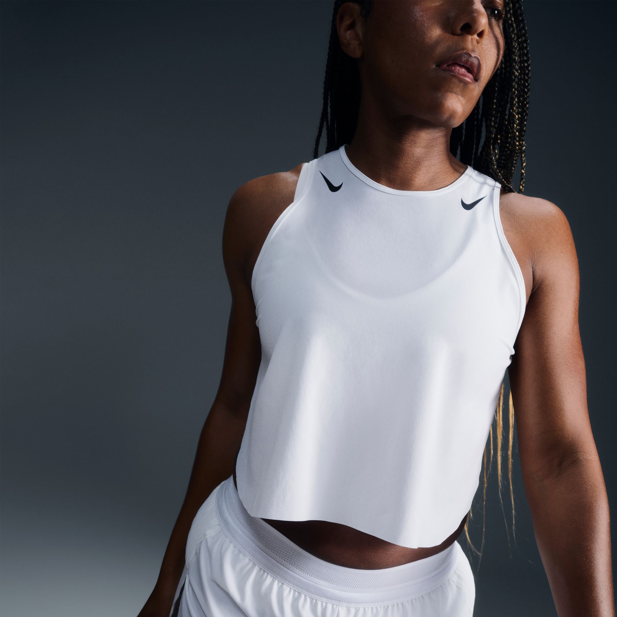 Nike Women's AeroSwift Dri-FIT ADV Cropped Running Tank Top