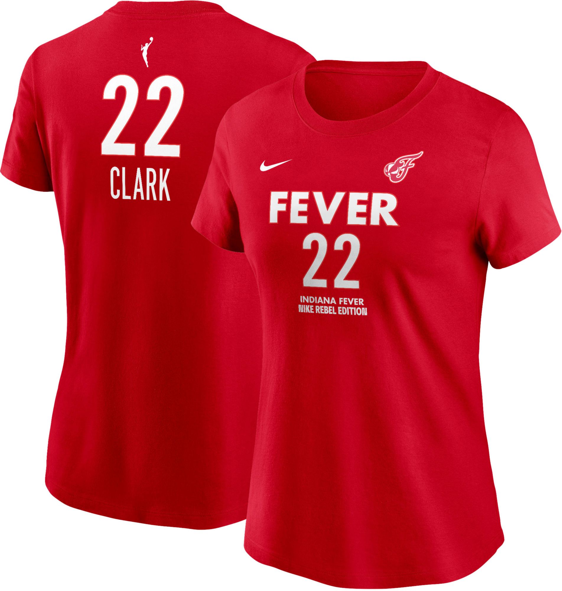 Nike Women's Indiana Fever Caitlin Clark #22 Rebel T-Shirt
