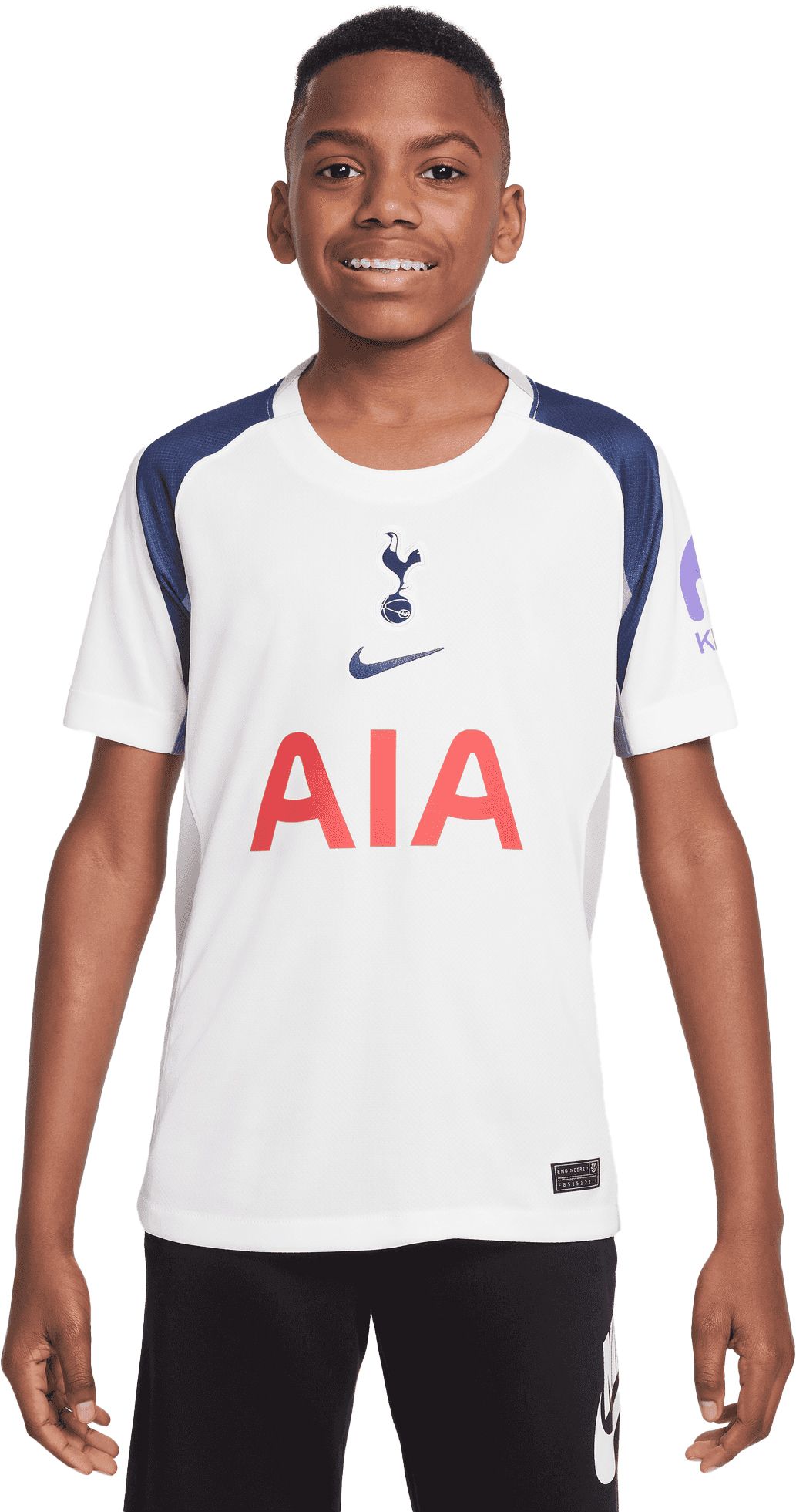 Nike Youth Tottenham Hotspur 2025 White Home Replica Jersey