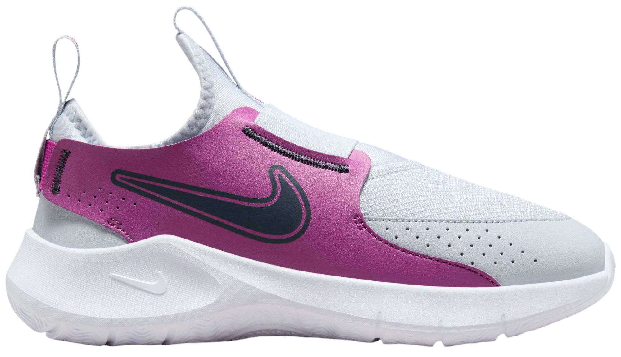 Nike Kids Grade School Flex Runner 3 Shoes Size 7 Grey Purple Holiday Gift