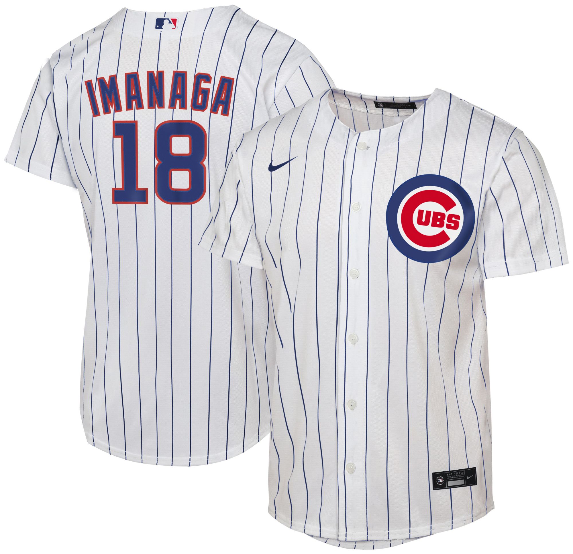 新品タグ付き★シカゴ カブス IMANAGA 18 定価2.8万 サイズS MLB Youth Chicago Cubs Shota Imanaga #18 White Replica Jersey