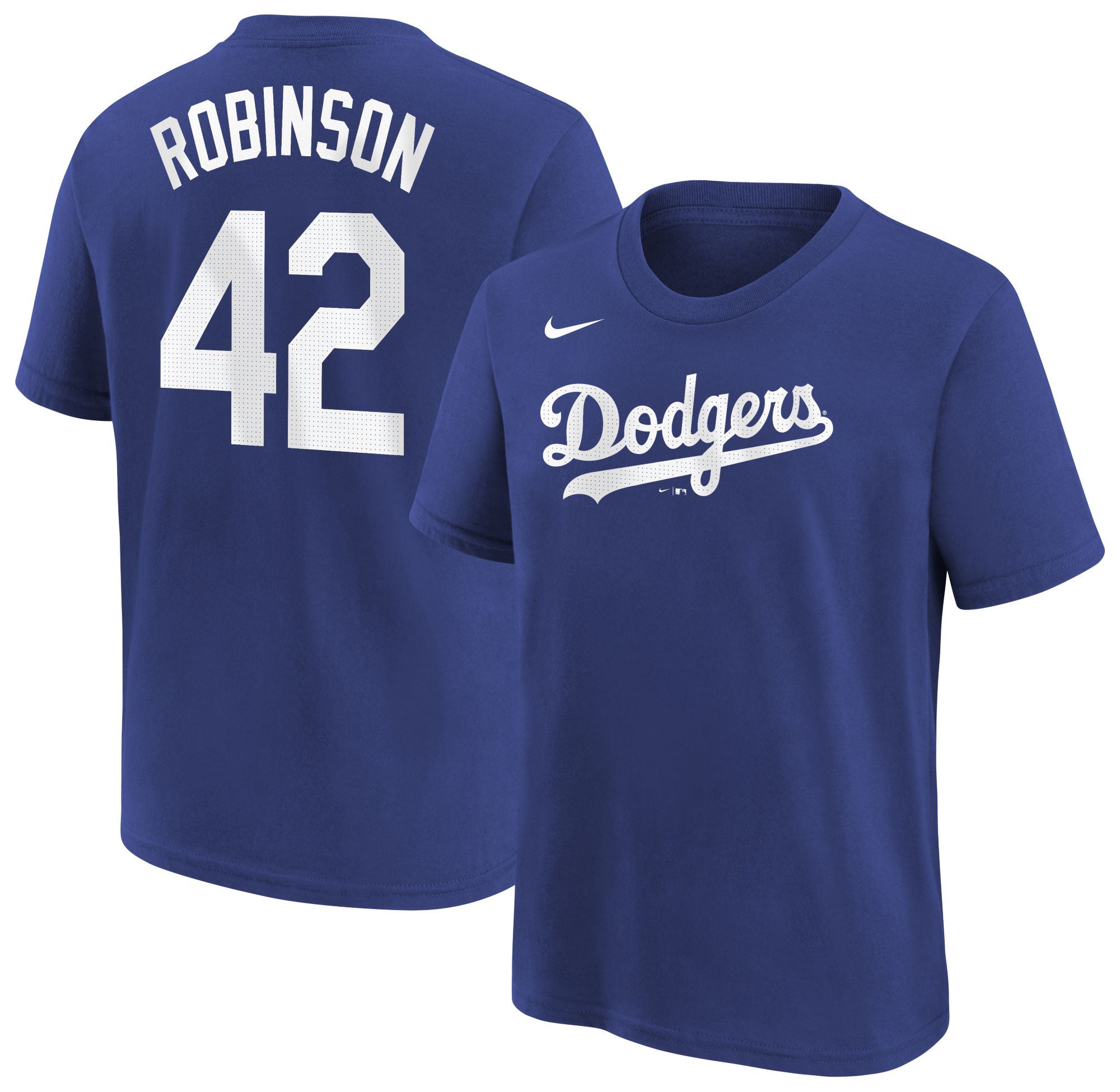 Nike Youth Los Angeles Dodgers Jackie Robinson #42 Blue T-Shirt