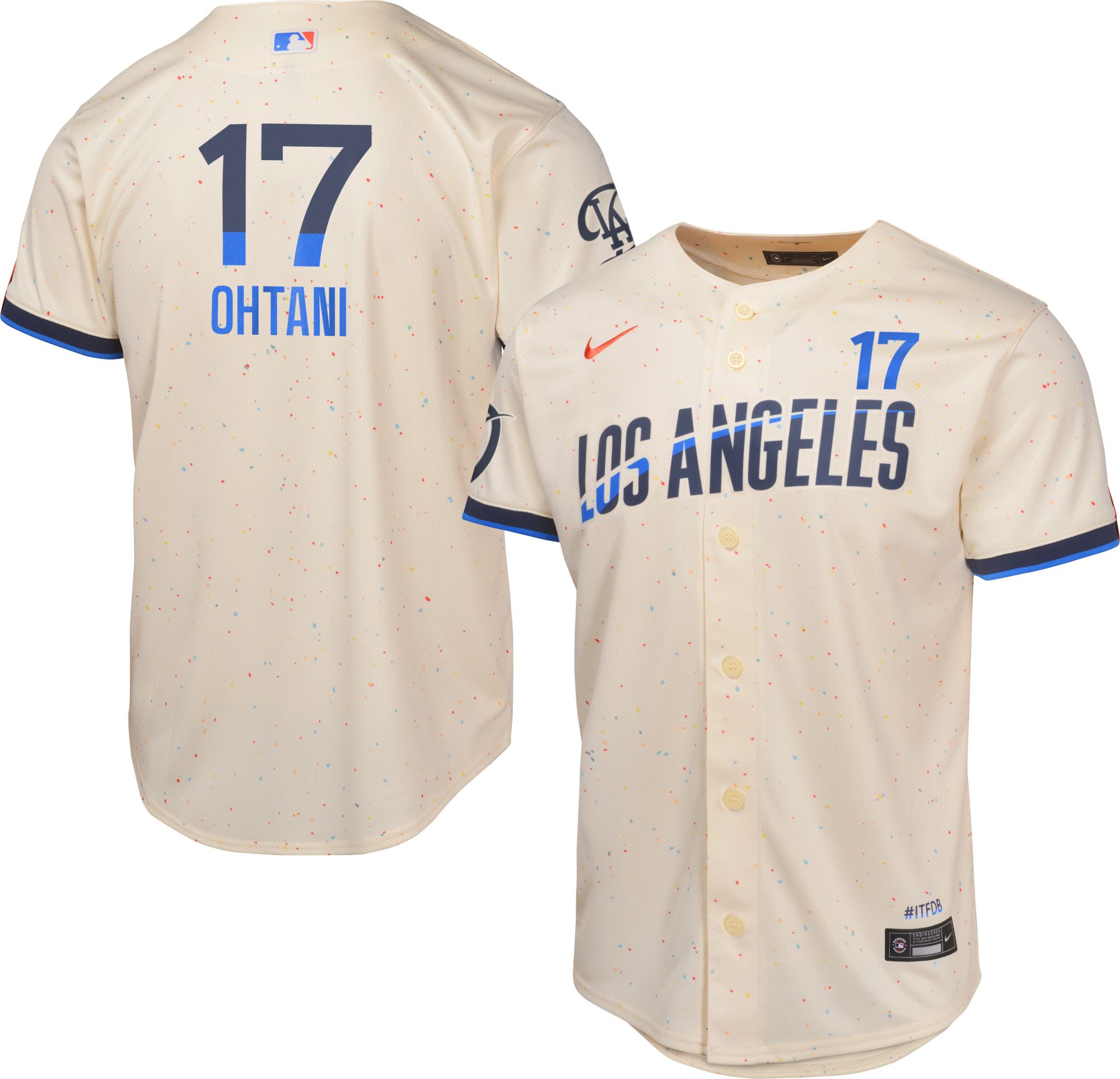 Nike Youth Los Angeles Dodgers City Connect Shohei Ohtani #17