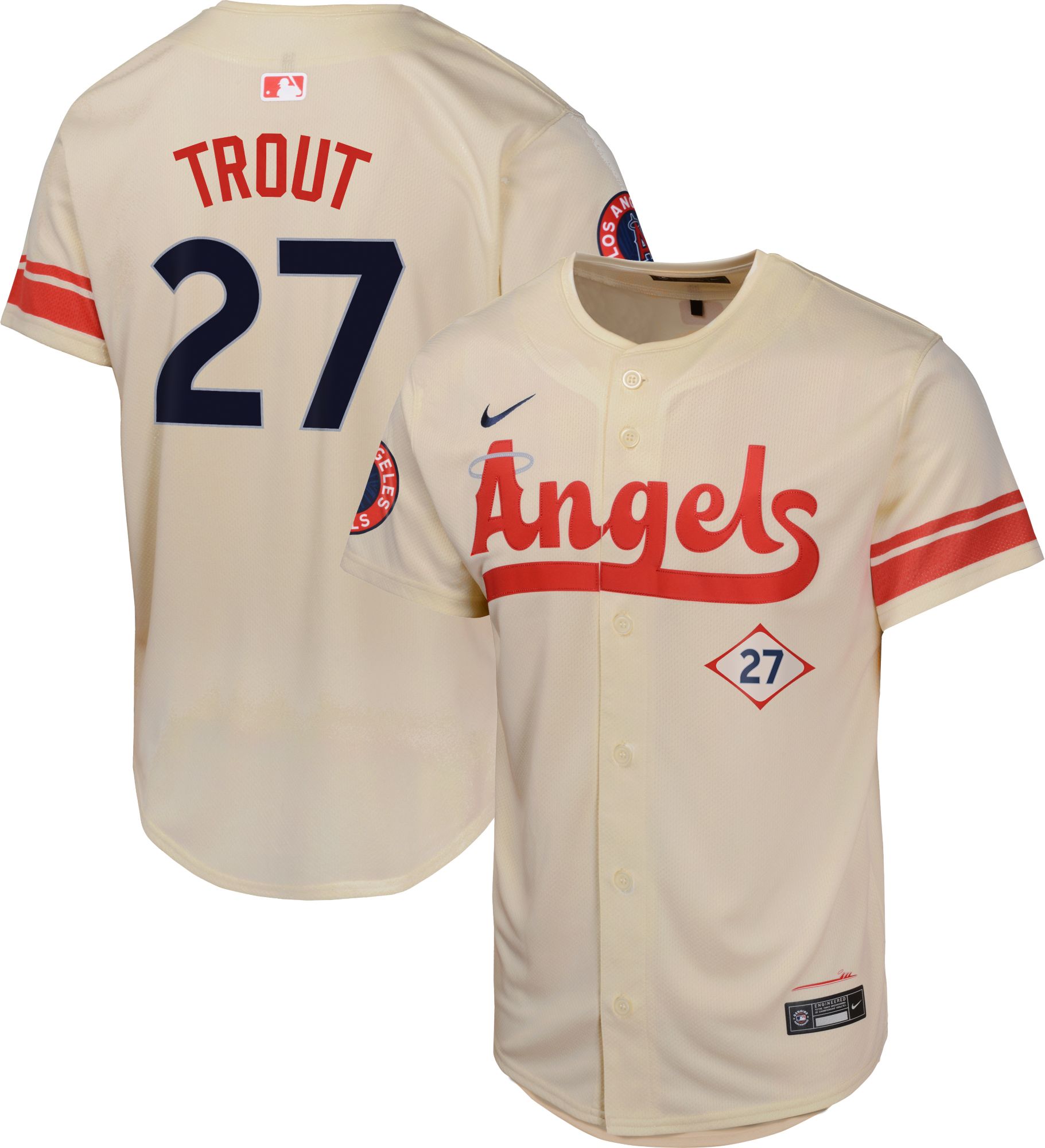 Nike MLB Angels Trout 27 ユニフォーム 24NIKYMLBNGLSTNYTLAA_is