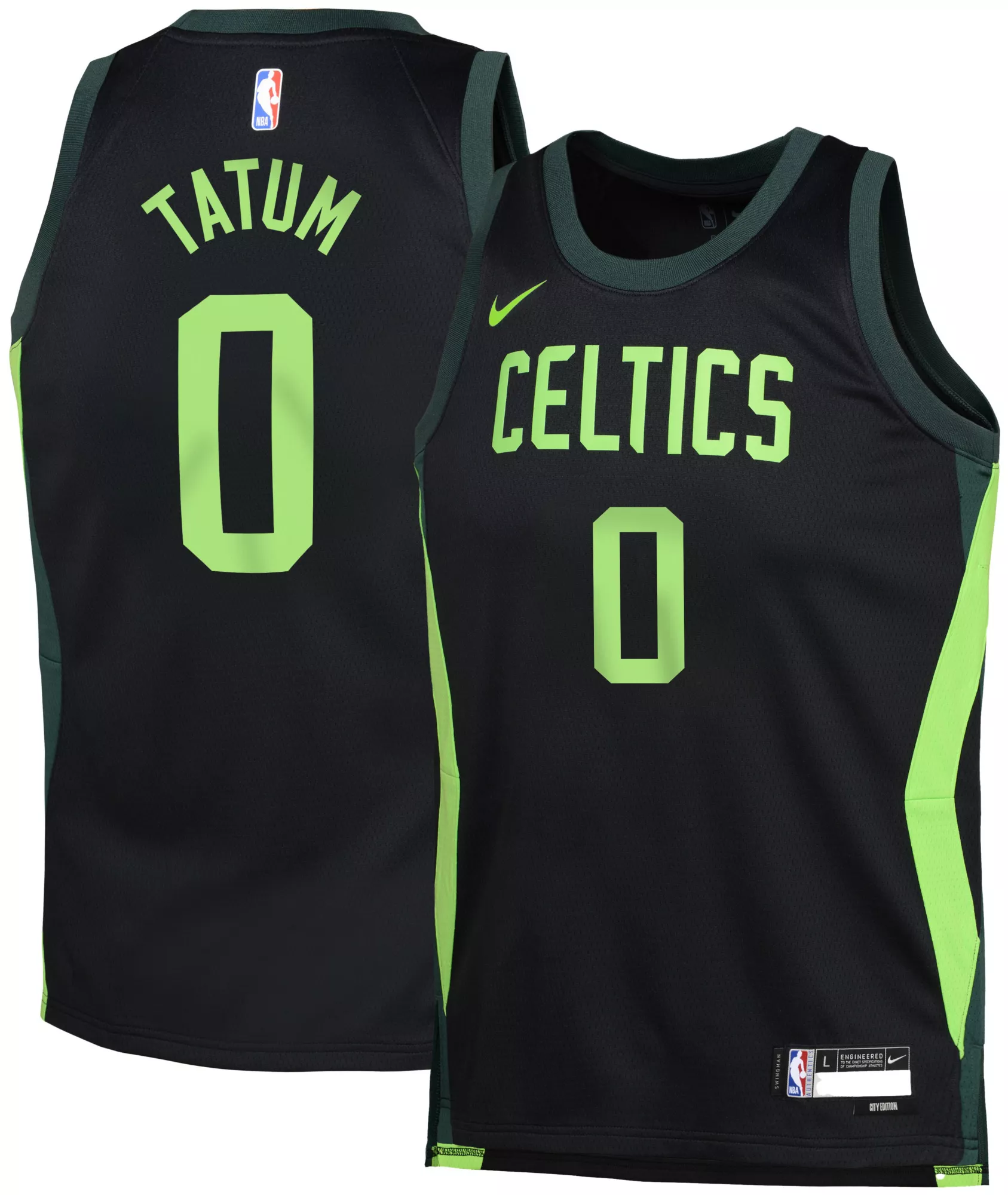 Nike Youth 2024-25 City Edition Boston Celtics Jayson Tatum #0 Swingman Jersey