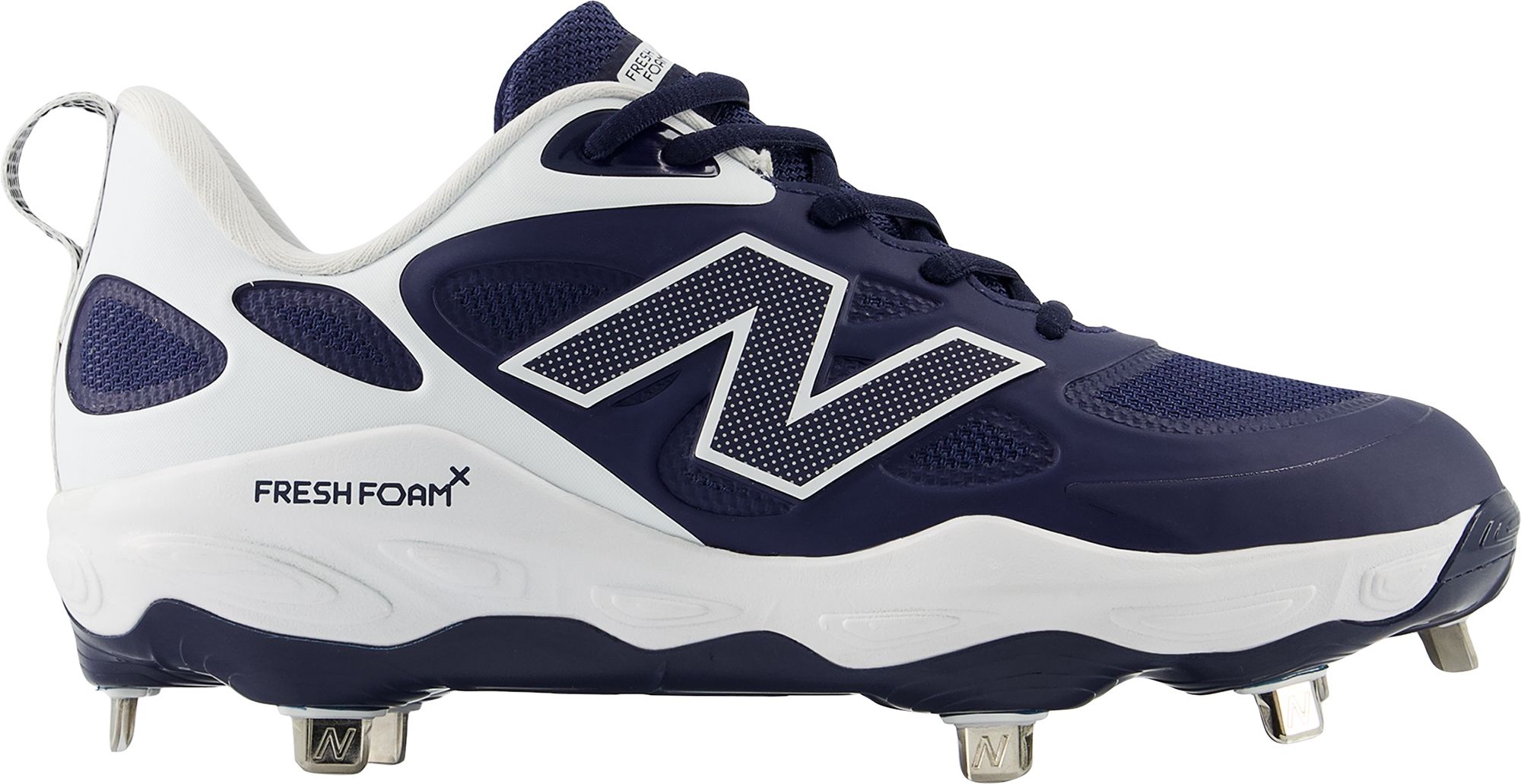 Navy blue and gold new balance cleats best sale