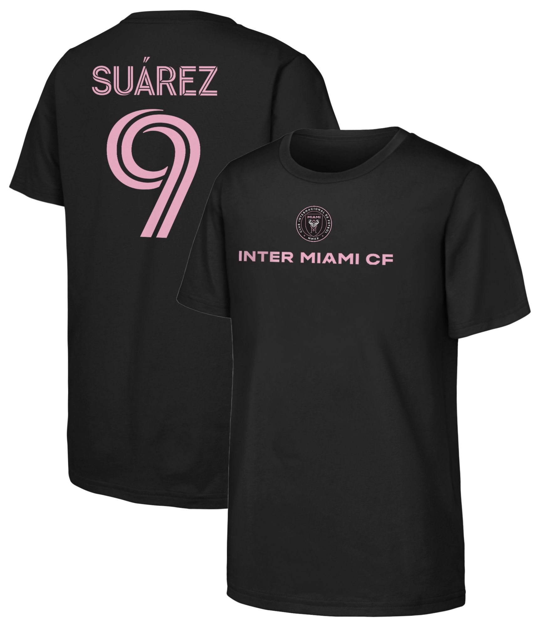 MLS Youth Inter Miami CF Luis Suárez #9 Black T-Shirt | Dick's