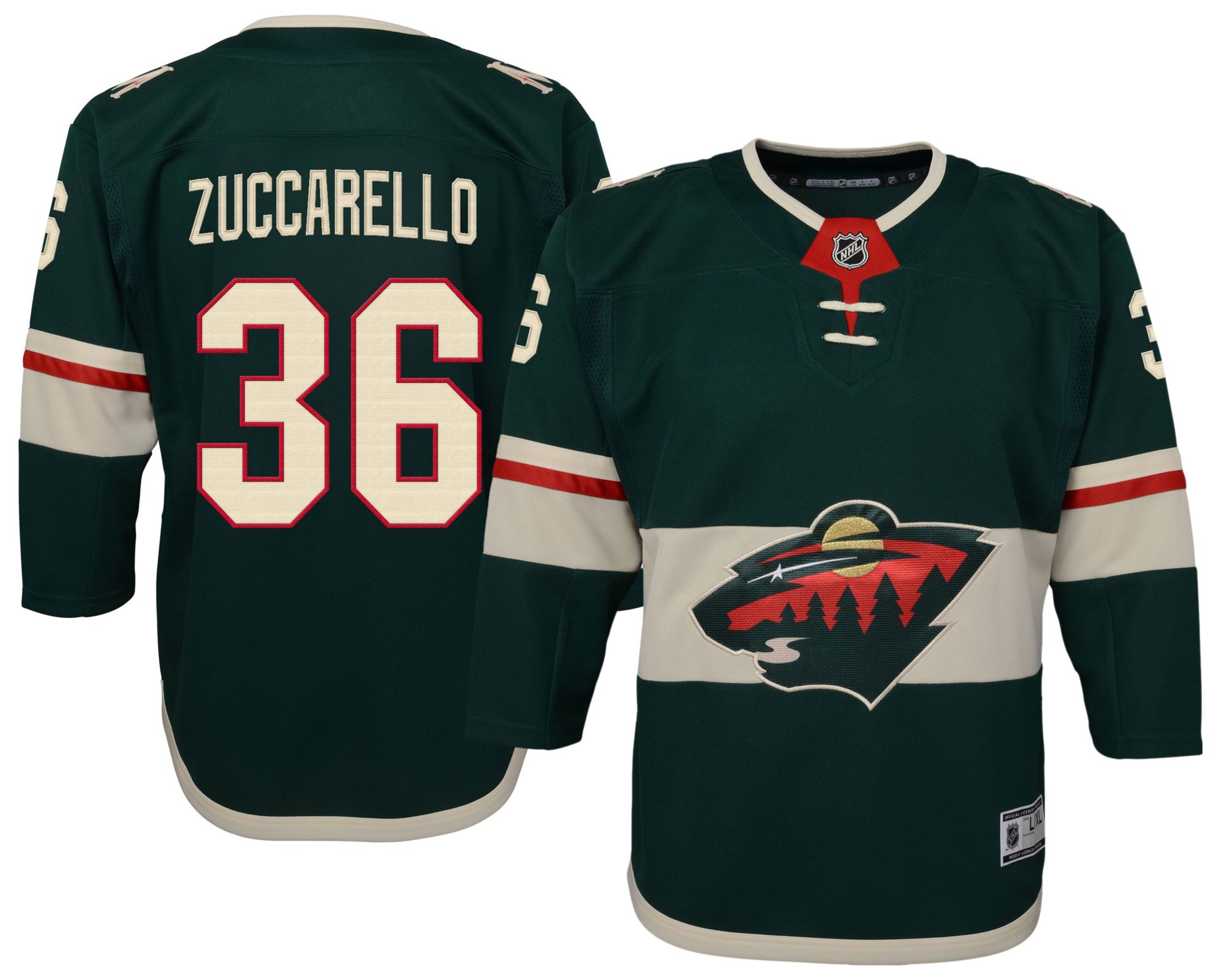 限定1500体 激レア★ミセスジャンボ＆ダンボ フィギュア★オルショウスキー NHL Youth Minnesota Wild Mats Zuccarello #36 2024-2025 Home