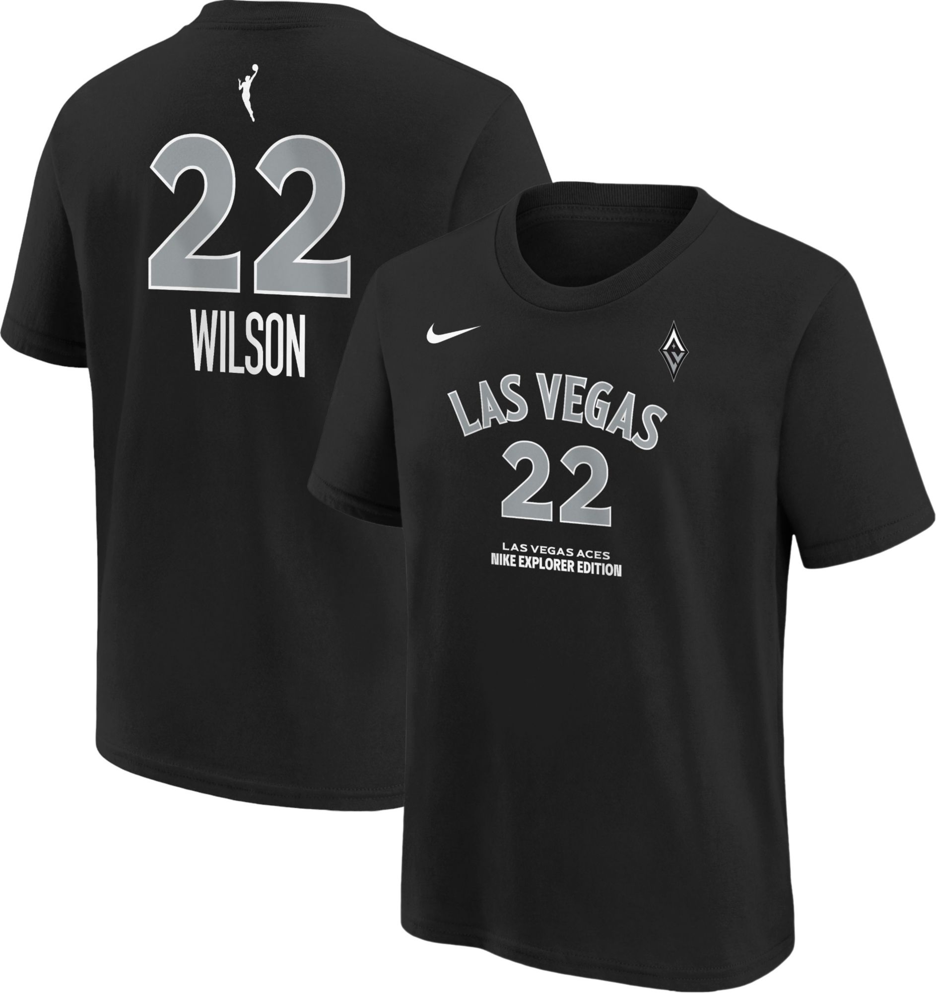 Nike Youth Las Vegas Aces A'ja Wilson #22 T-Shirt | Dick's