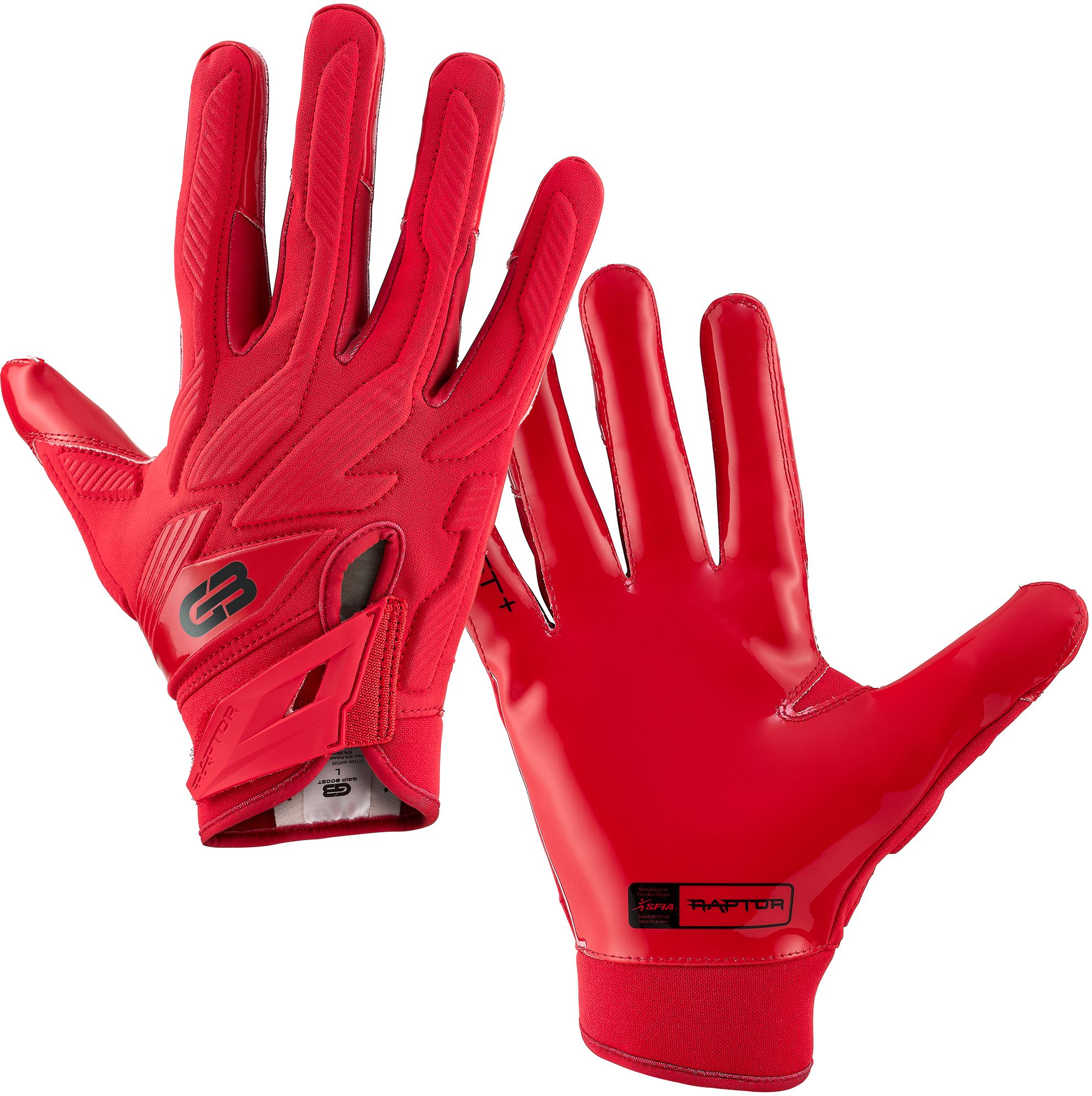 Grip Boost Adult Raptor 2.0 Padded Hybrid Football Glove | Dick's