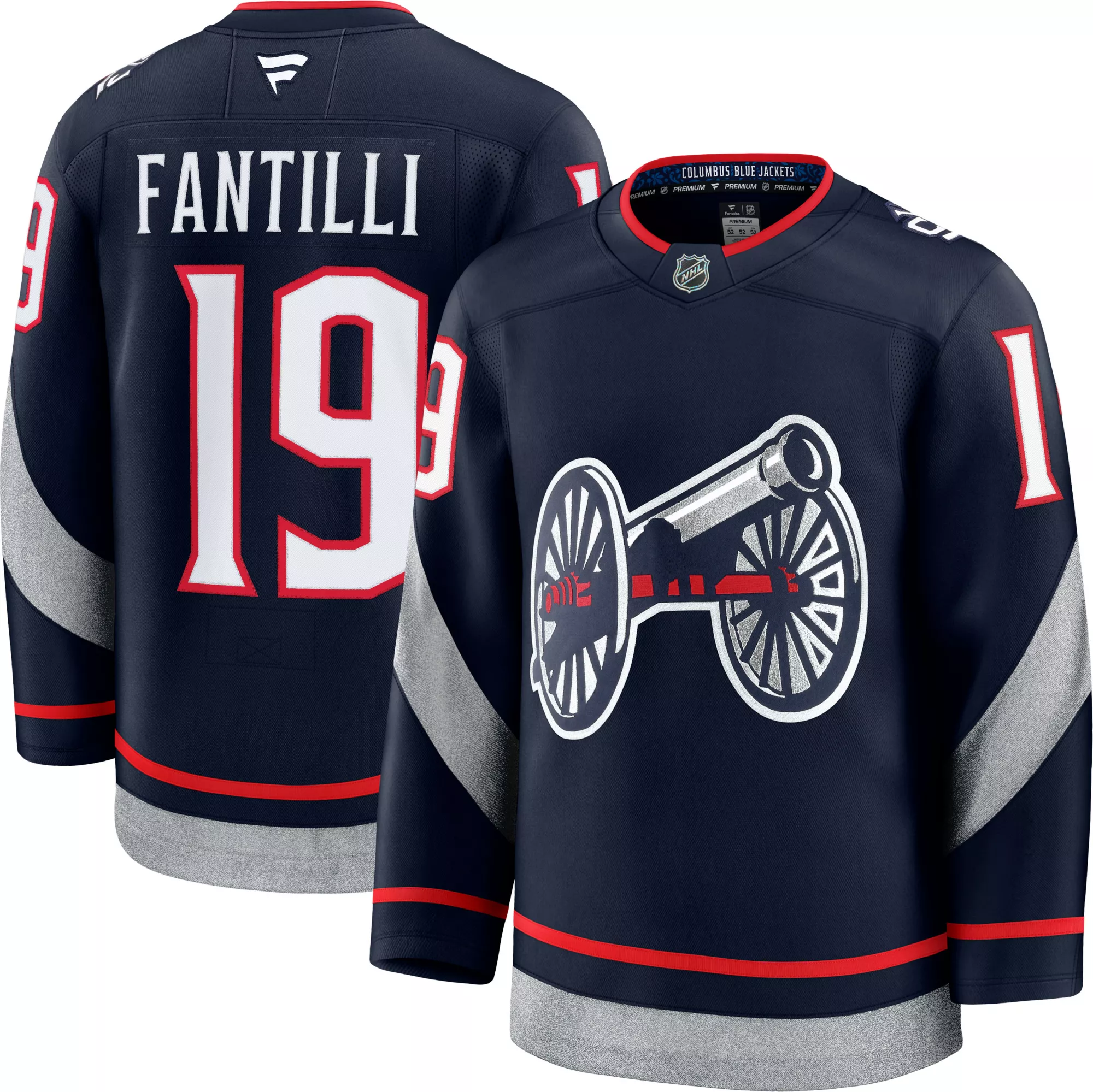 NHL Adult 2024-2025 Stadium Series Columbus Blue Jackets Adam Fantilli #19 Navy Premium Authentic Jersey