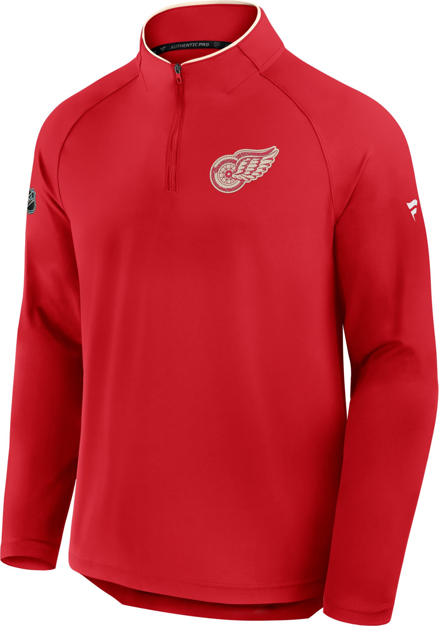 NHL Men's Detroit Red Wings Centennial Rink Training Quarter-Zip