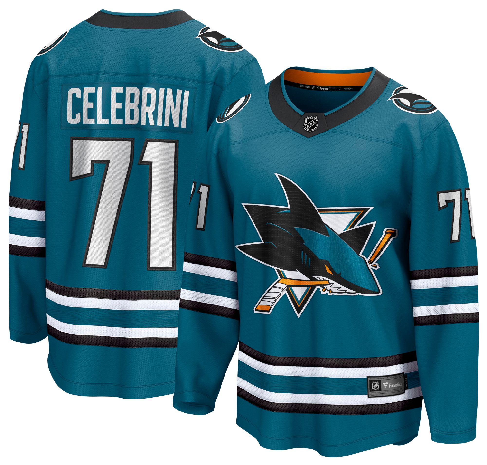 ハリケーン　メッシ　アントニーロビンソン　アリソンベッカー　4体セット NHL Men's San Jose Sharks Macklin Celebrini #71 Breakaway 2024