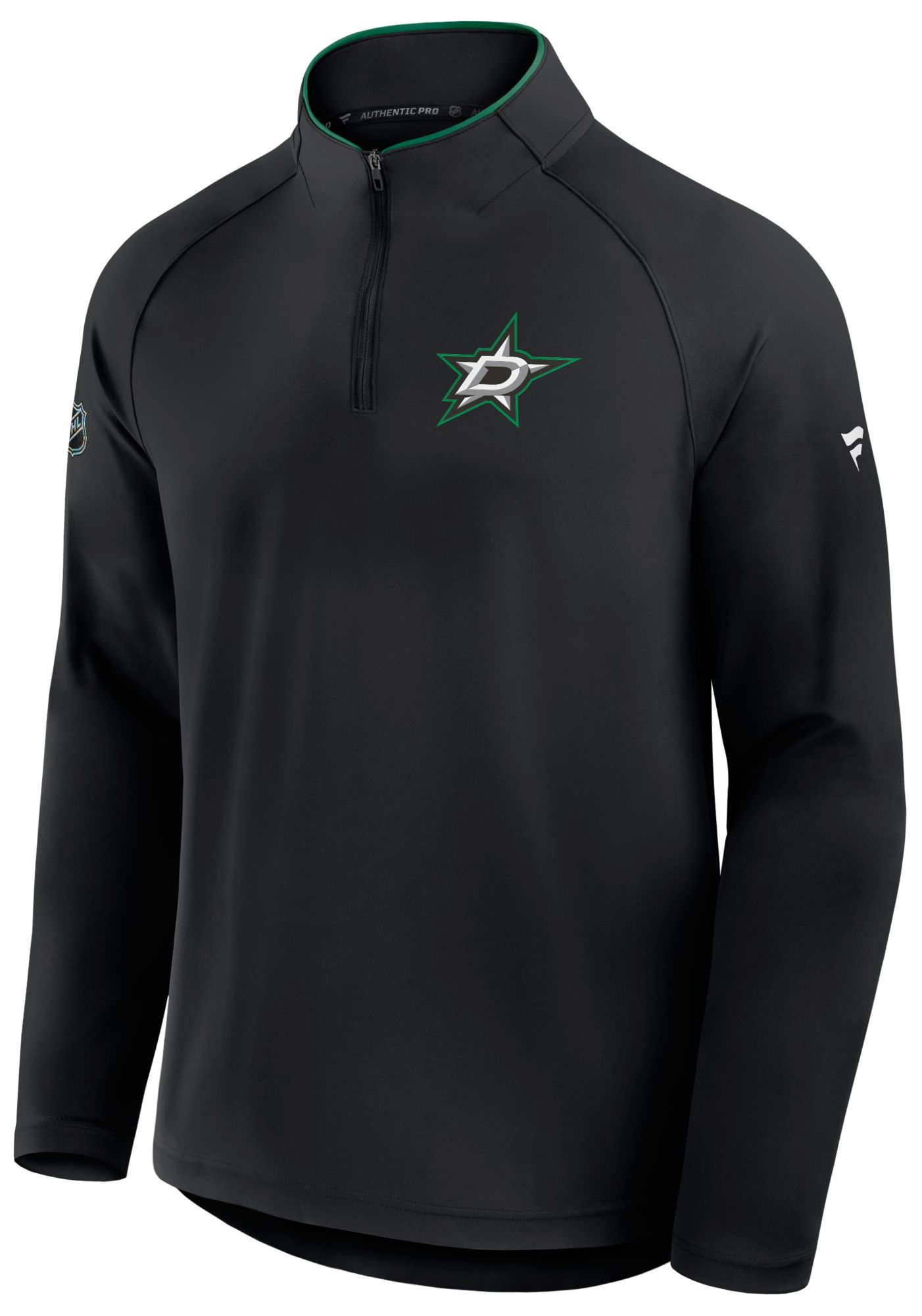 ★*様 Dallasブラックスウェット XS NHL Men's Dallas Stars Black Rink Train Quarter-Zip Pullover