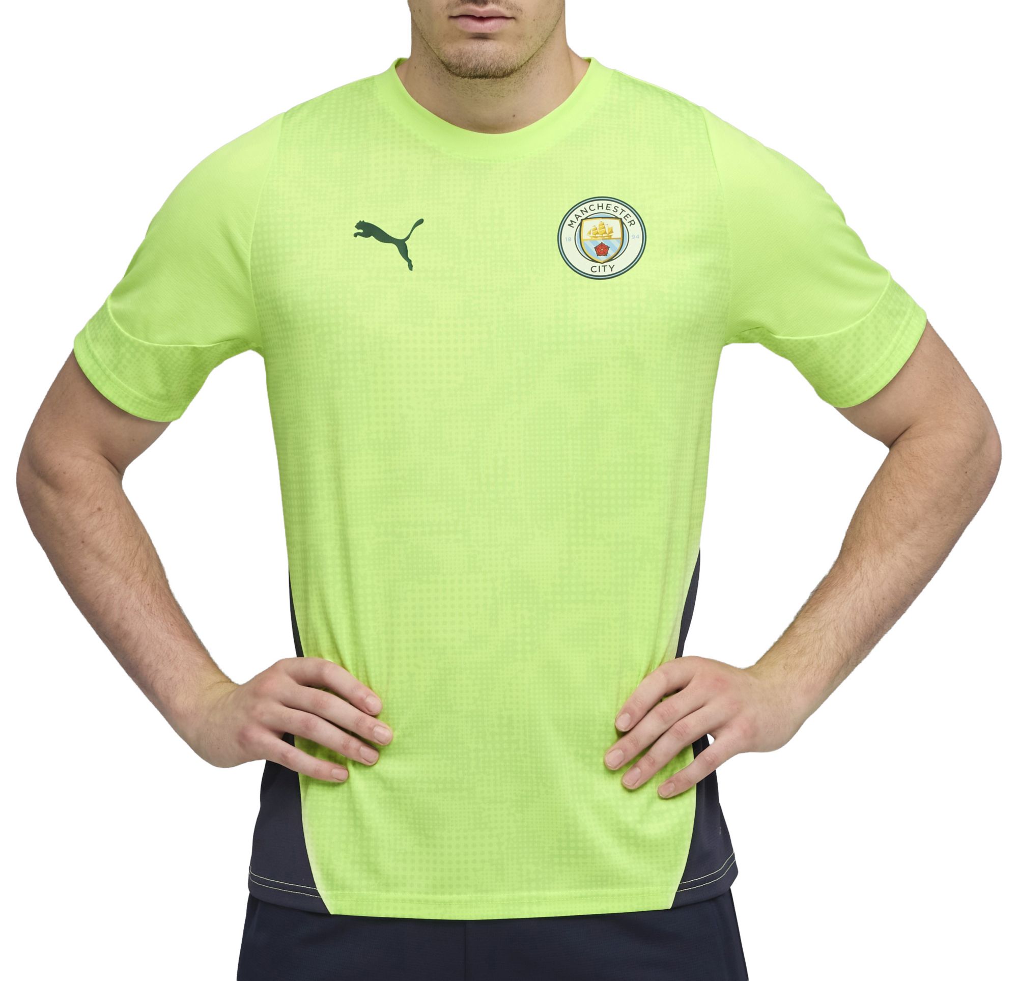 Puma Men's Manchester City Green Third Replica Training Jersey