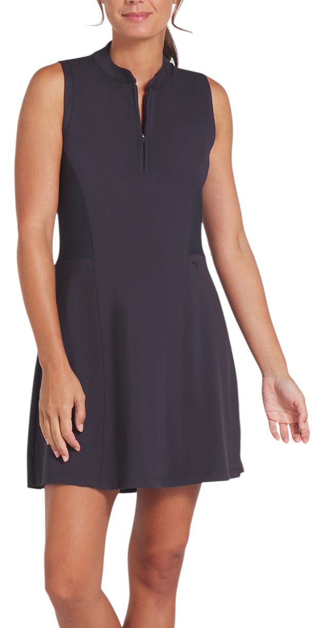 puma women's sleeveless club pleated golf dress Puma Golf Club Pleated Womens Golf Dress