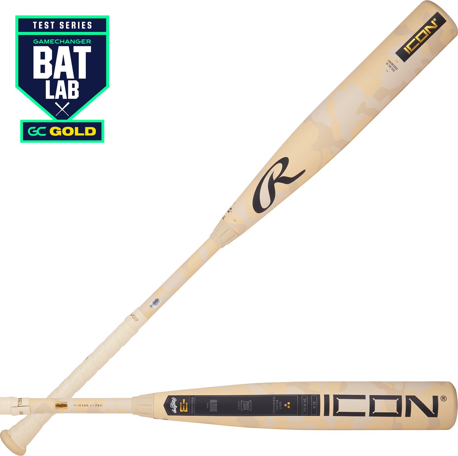 Rawlings Icon BBCOR Bat (-3) 2025 | Dick's Sporting Goods