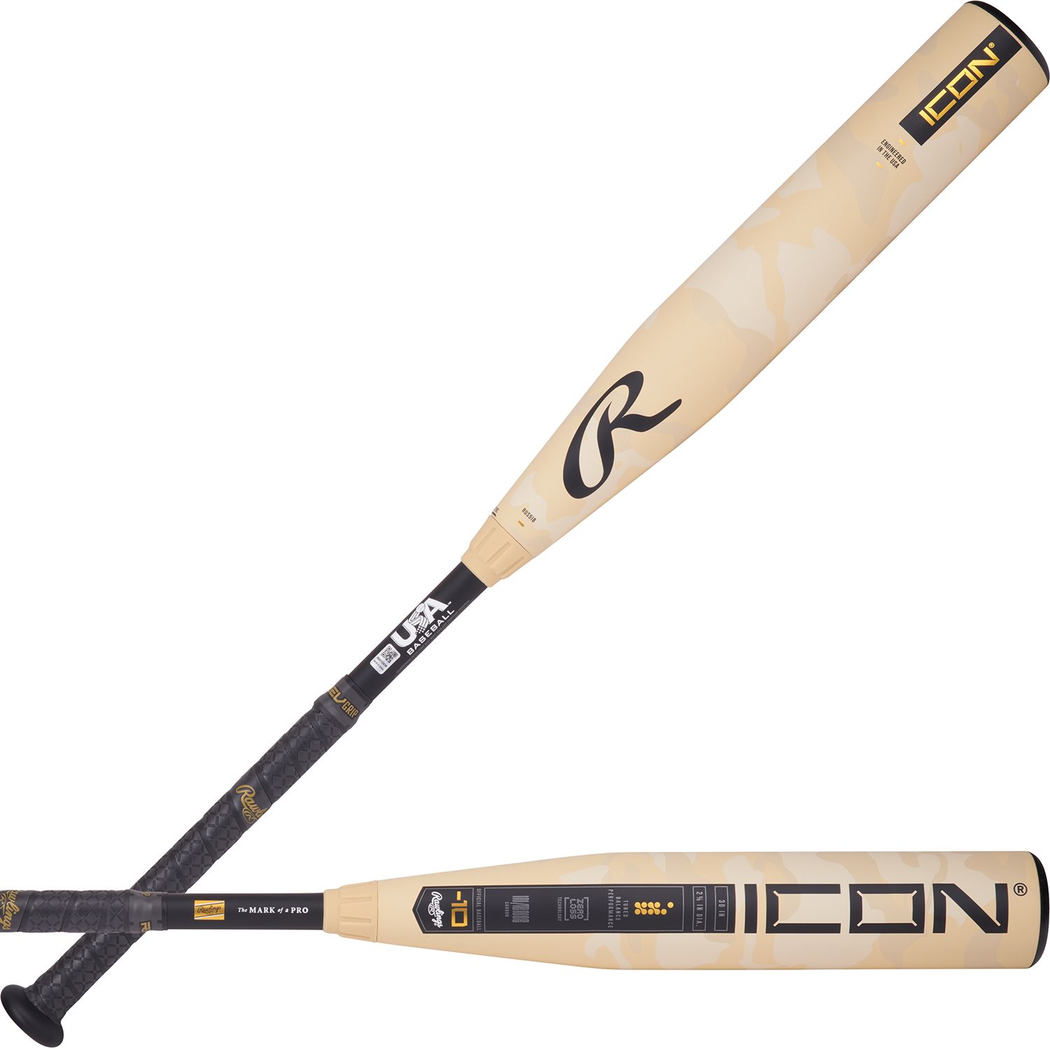 Rawlings ICON リトルリーグ 76cm Rawlings Icon USA Youth Bat (-10) 2025 | Dick's Sporting Goods