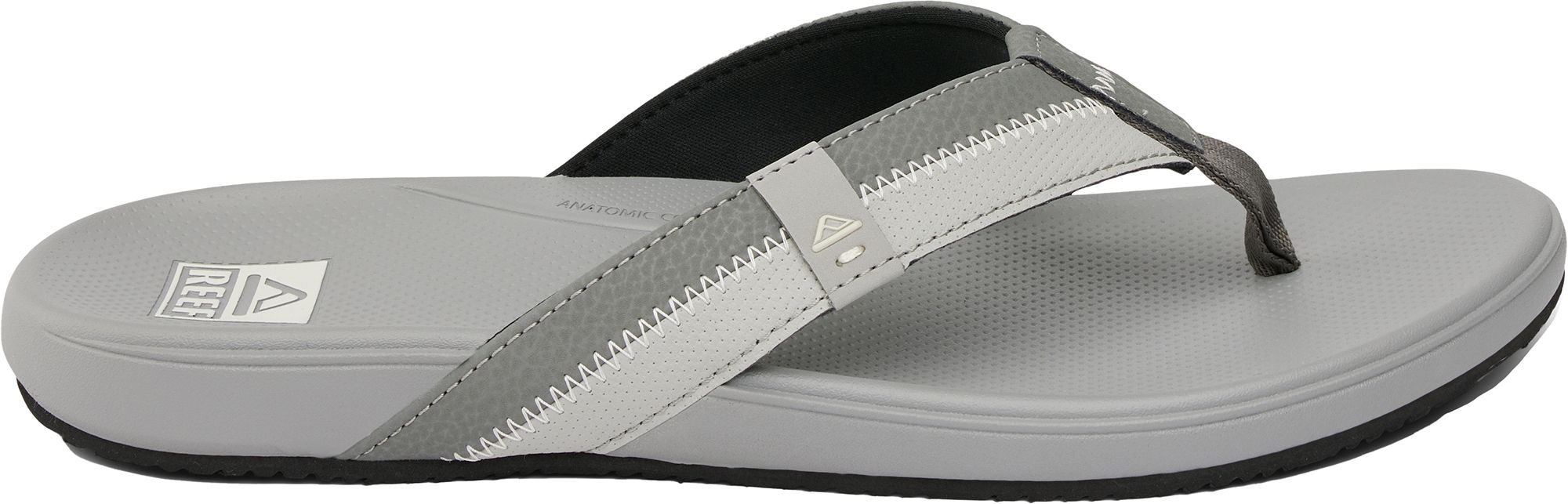 Reef Men\'s Light Gray Cushion Phantom 2.0 Soft Cushioned Flip-Flop Sandal Sz 9 Reef Men main image 3
