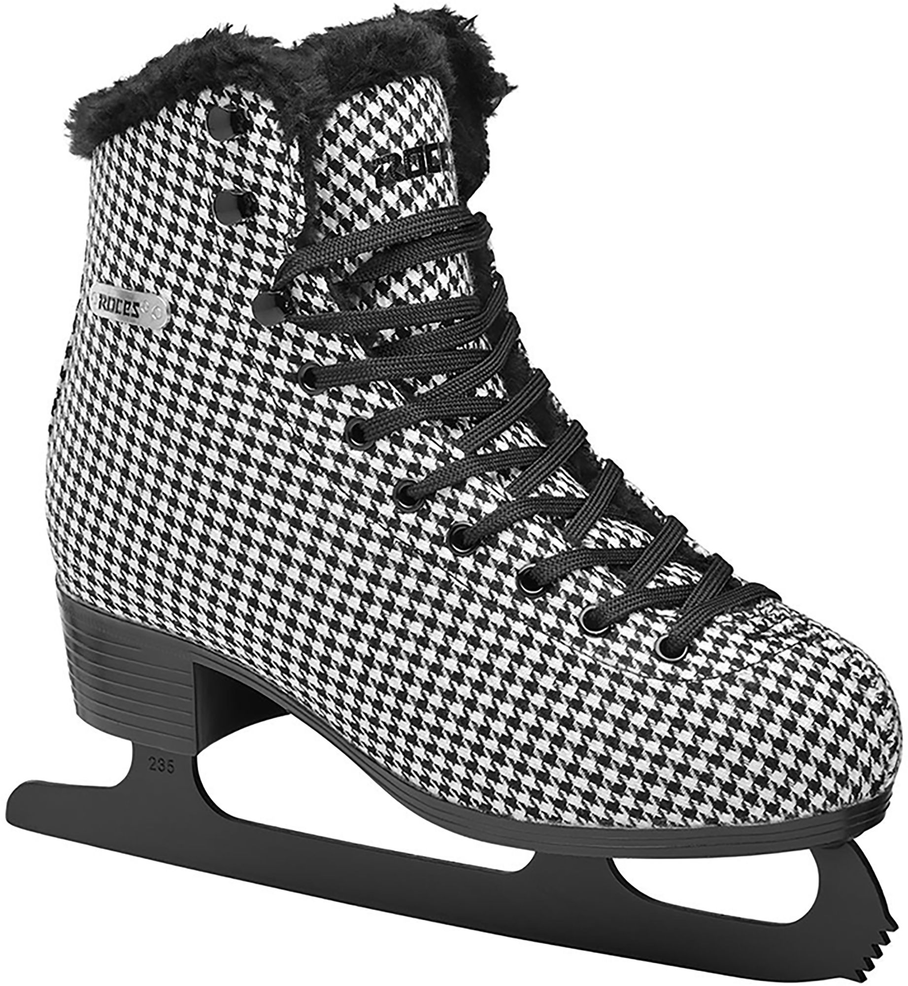 Roces RFG 1 Patins à Glace Femme – Lame Acier Carbone, Tige Anatomique, Cuir Synthétique, Confort Et Style