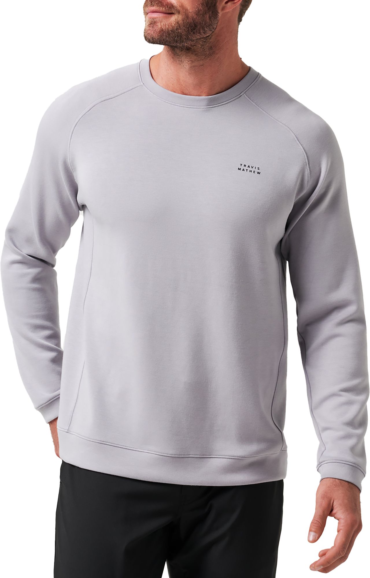 TravisMathew Men's Return Trip Golf Crewneck Sweatshirt | Dick's