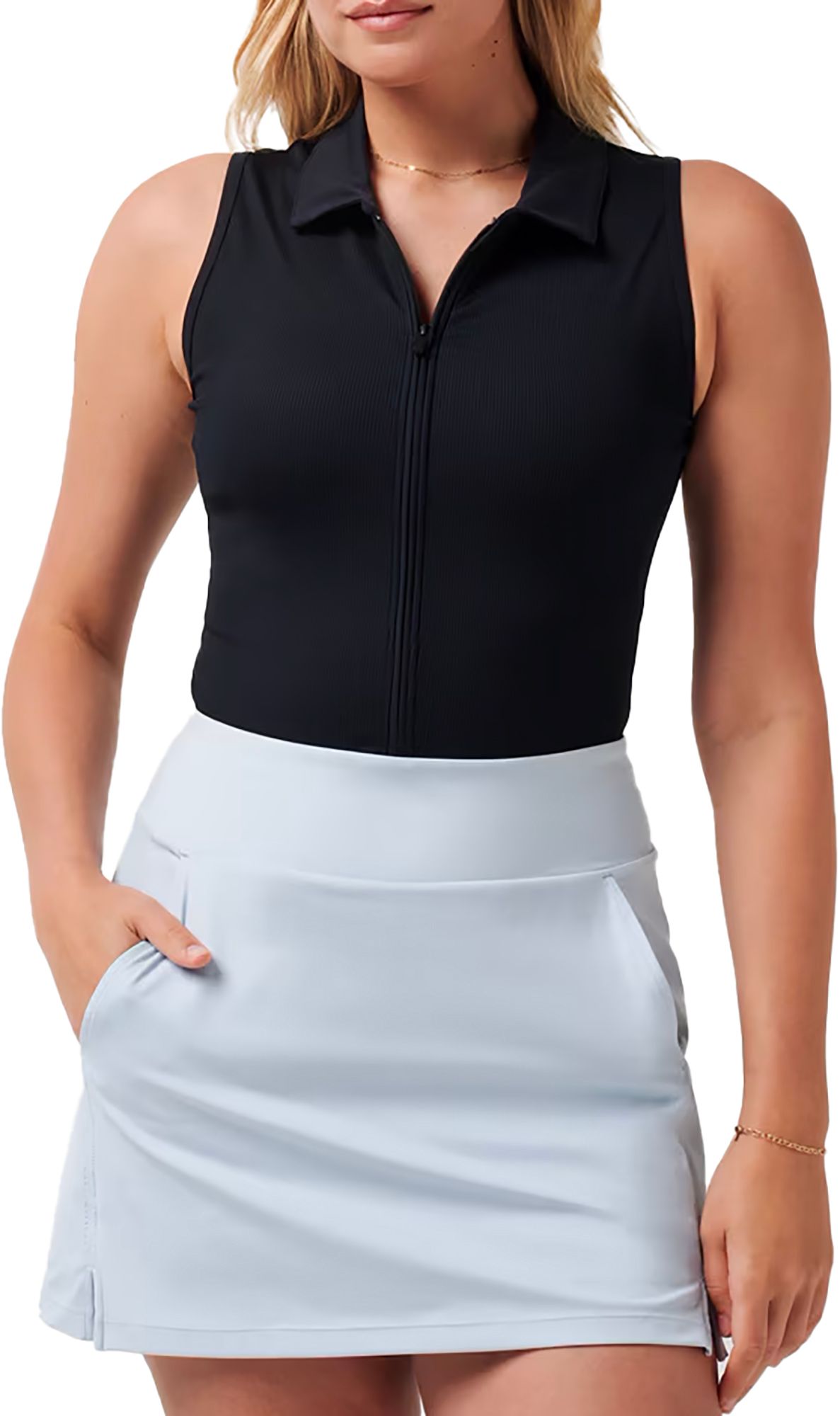 TravisMathew Women's Midline MoveKnit Sleeveless Golf Polo | Golf