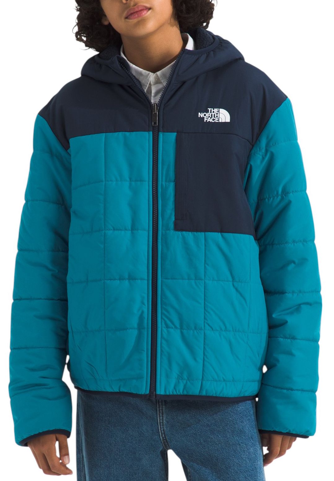 新品　THE NORTH FACE REVERSIBLE COZY JACKET The North Face Boys' Reversible Shasta Hooded Full-Zip Jacket