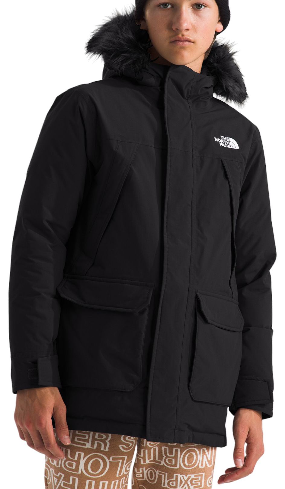 The North Face Boys McMurdo Parka Large TNF Black