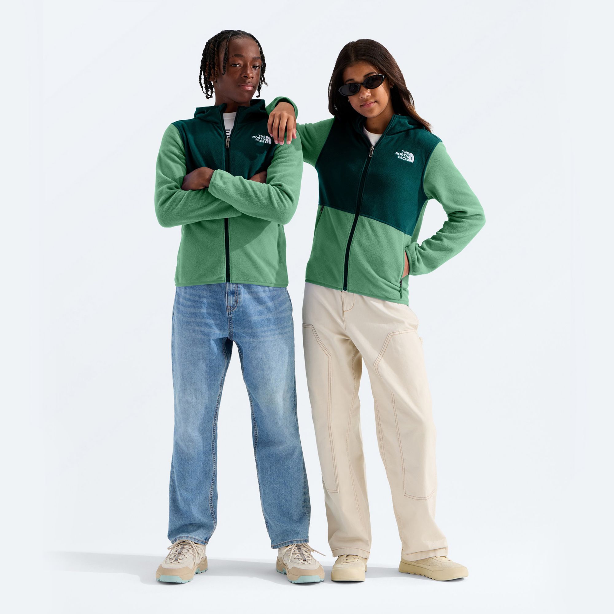 The North Face Kids' Glacier Full-Zip Fleece Hoodie | Dick's
