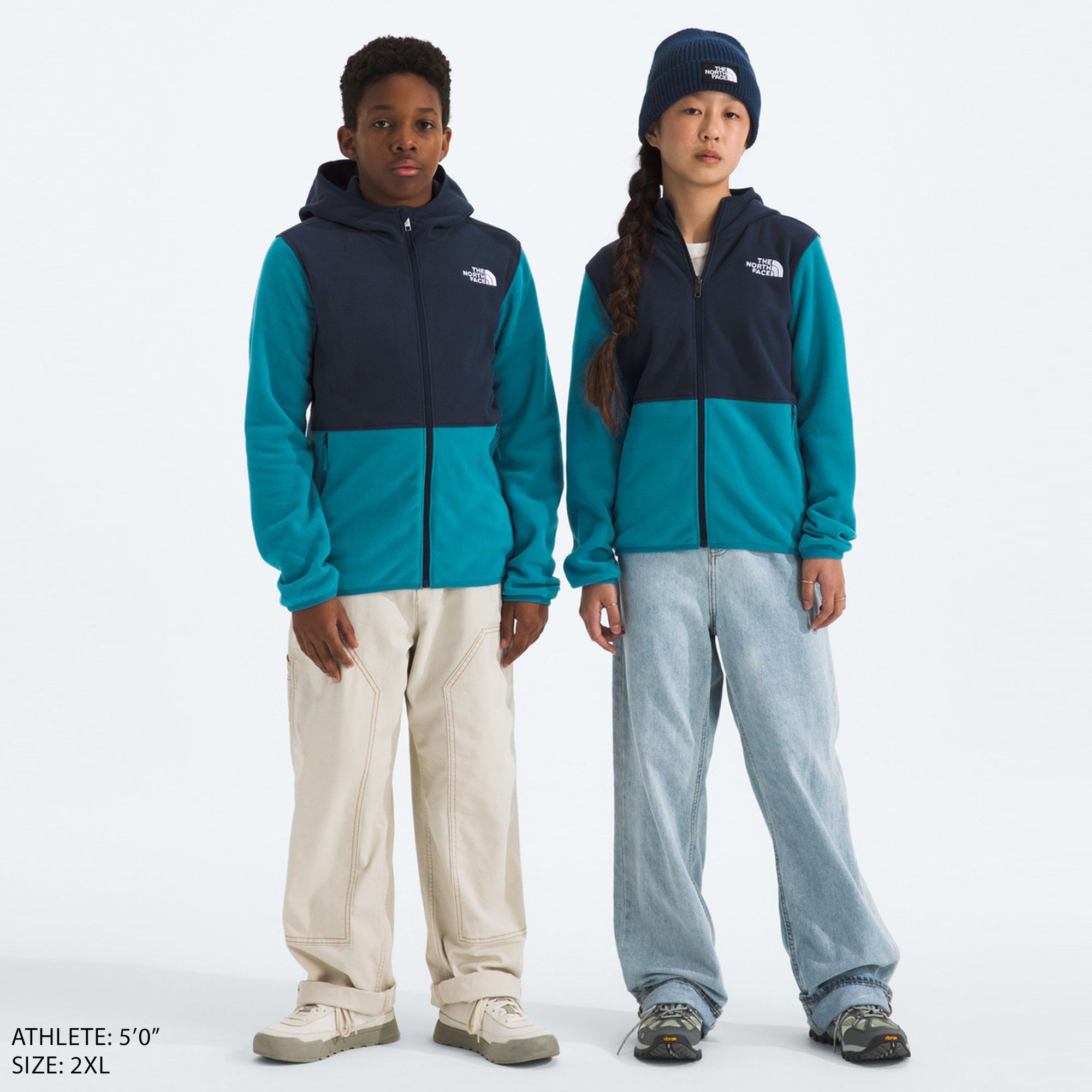 The North Face Kids' Glacier Full-Zip Fleece Hoodie | Dick's