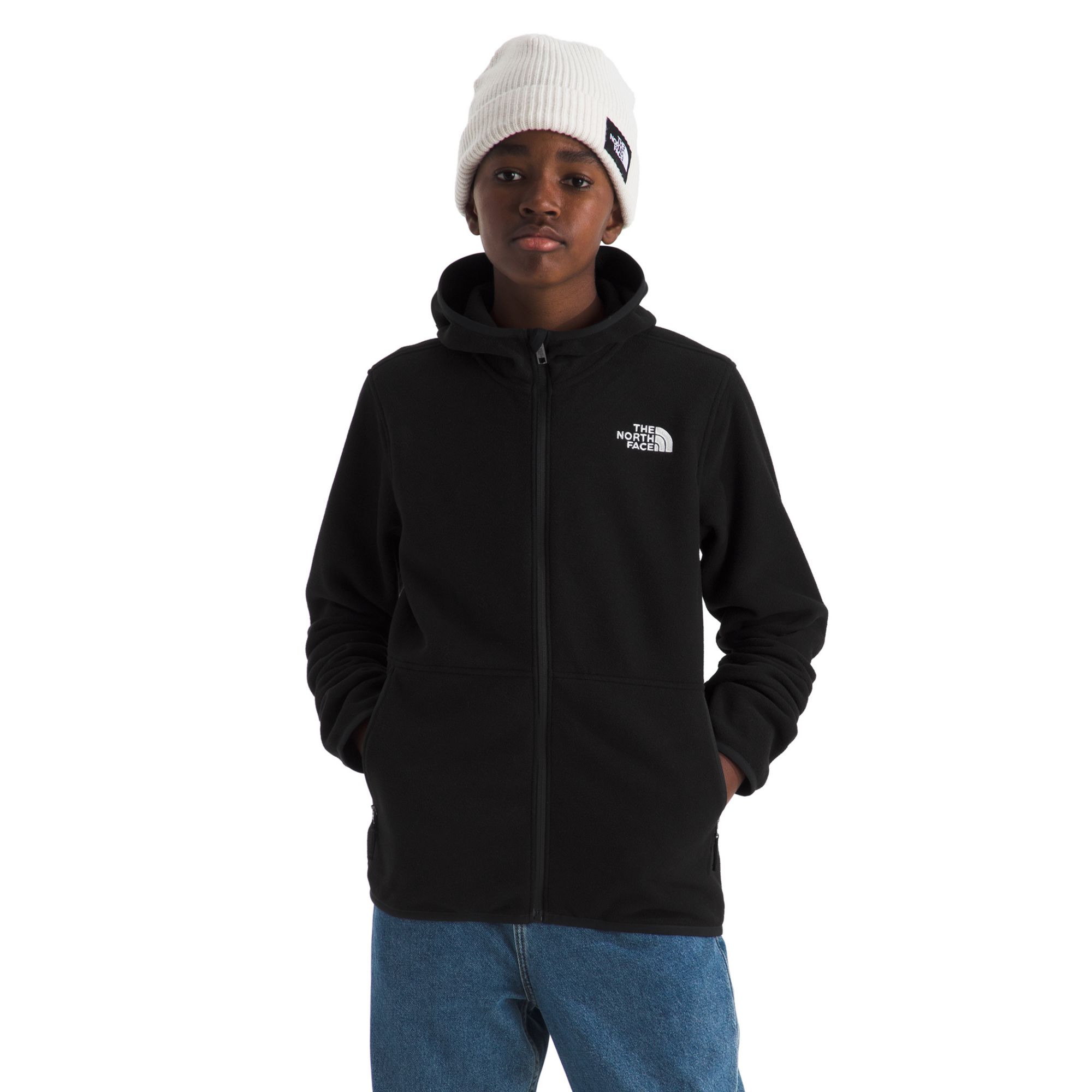 The North Face Kids' Glacier Full-Zip Fleece Hoodie | Dick's