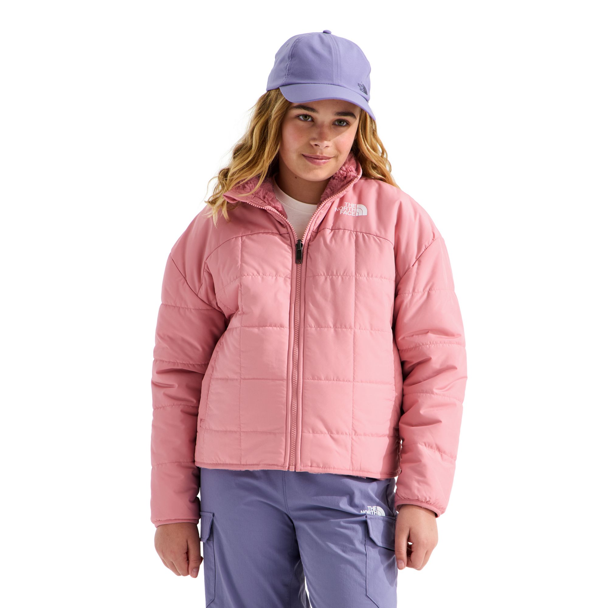 レディース THEREDTHREAD S flip nylon jacket pink