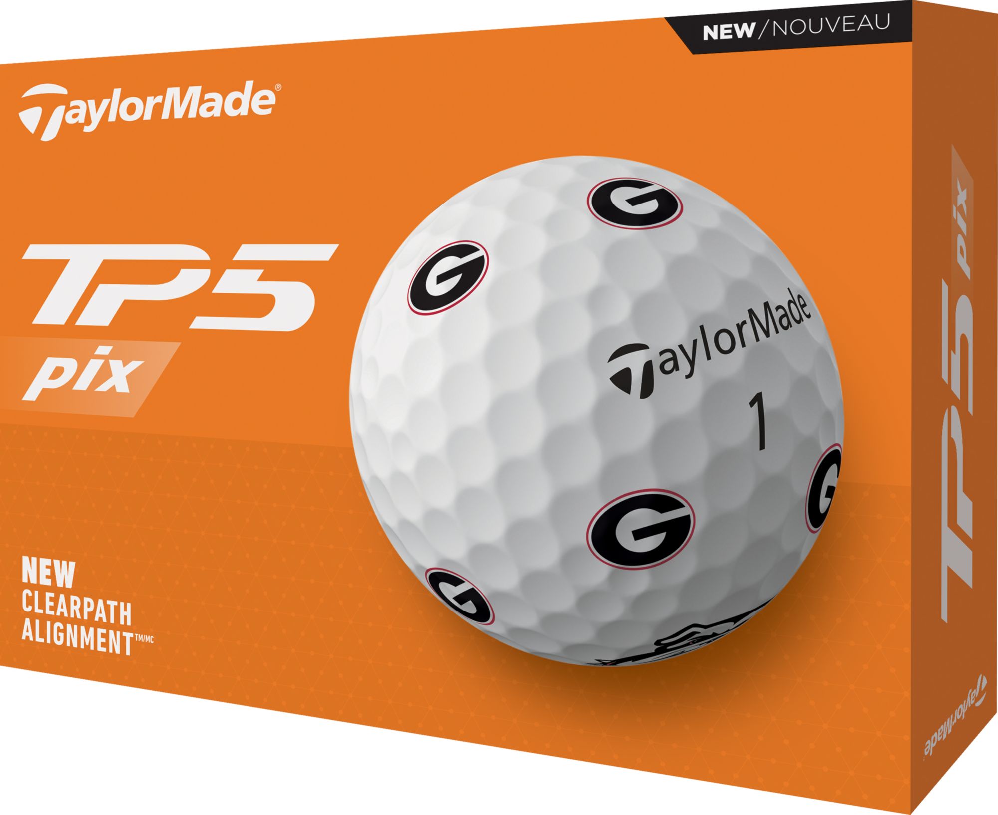 TaylorMade 2024 TP5 pix 3.0 Georgia Golf Balls | Dick's Sporting Goods